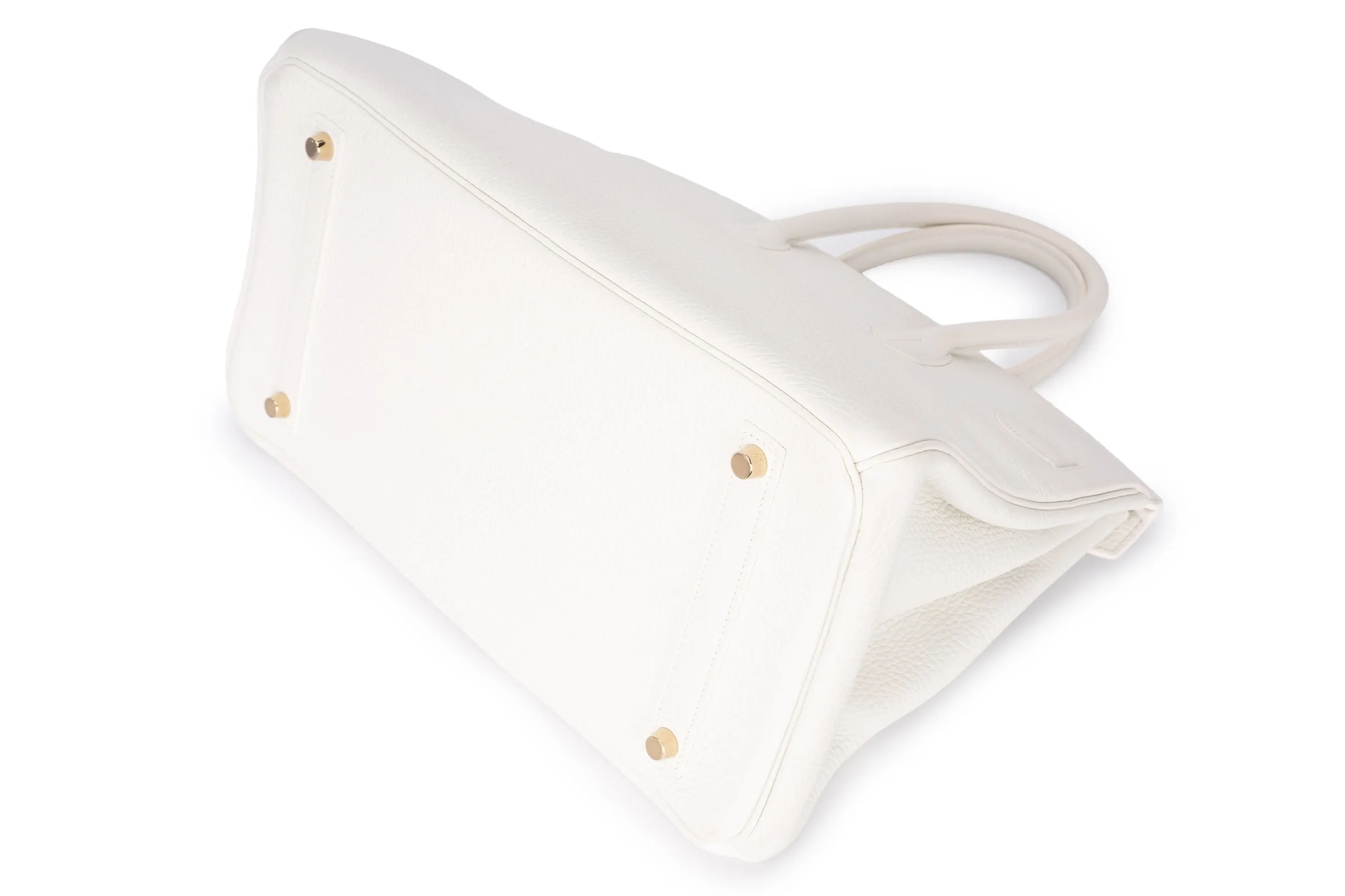 Hermès Birkin 35 Retourne Clemence White GHW