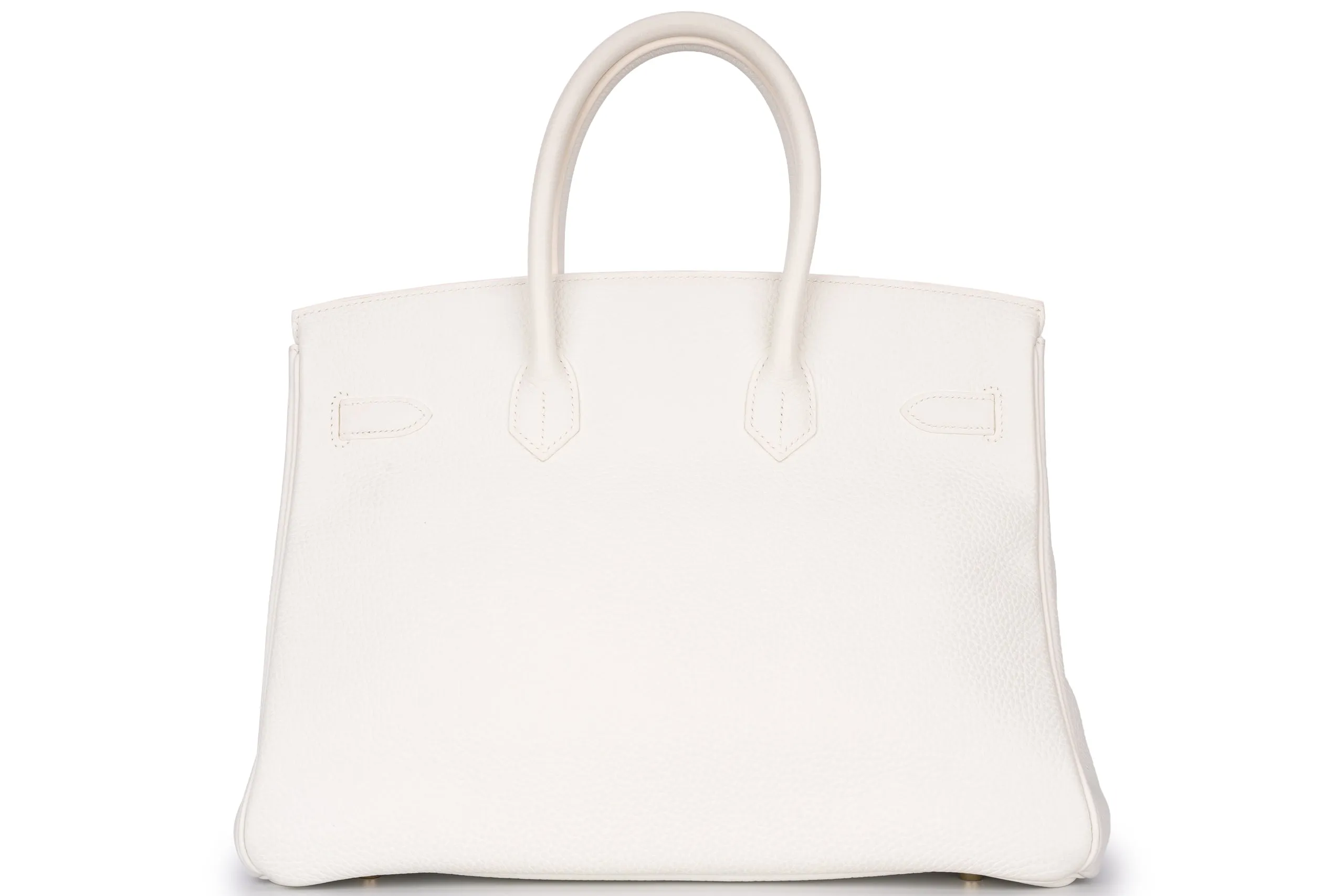 Hermès Birkin 35 Retourne Clemence White GHW