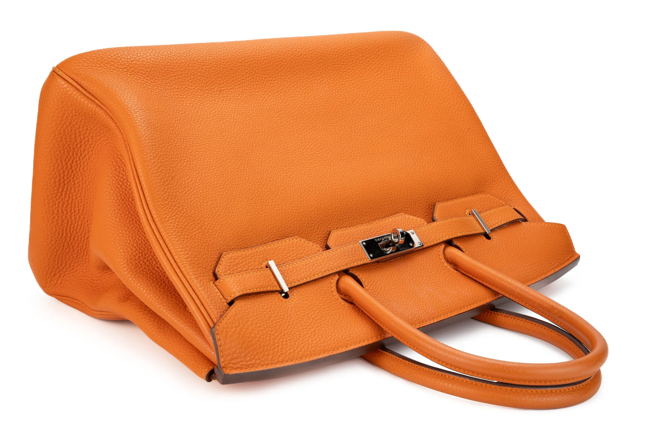 Hermès Birkin 35 Retourne Togo Orange PHW