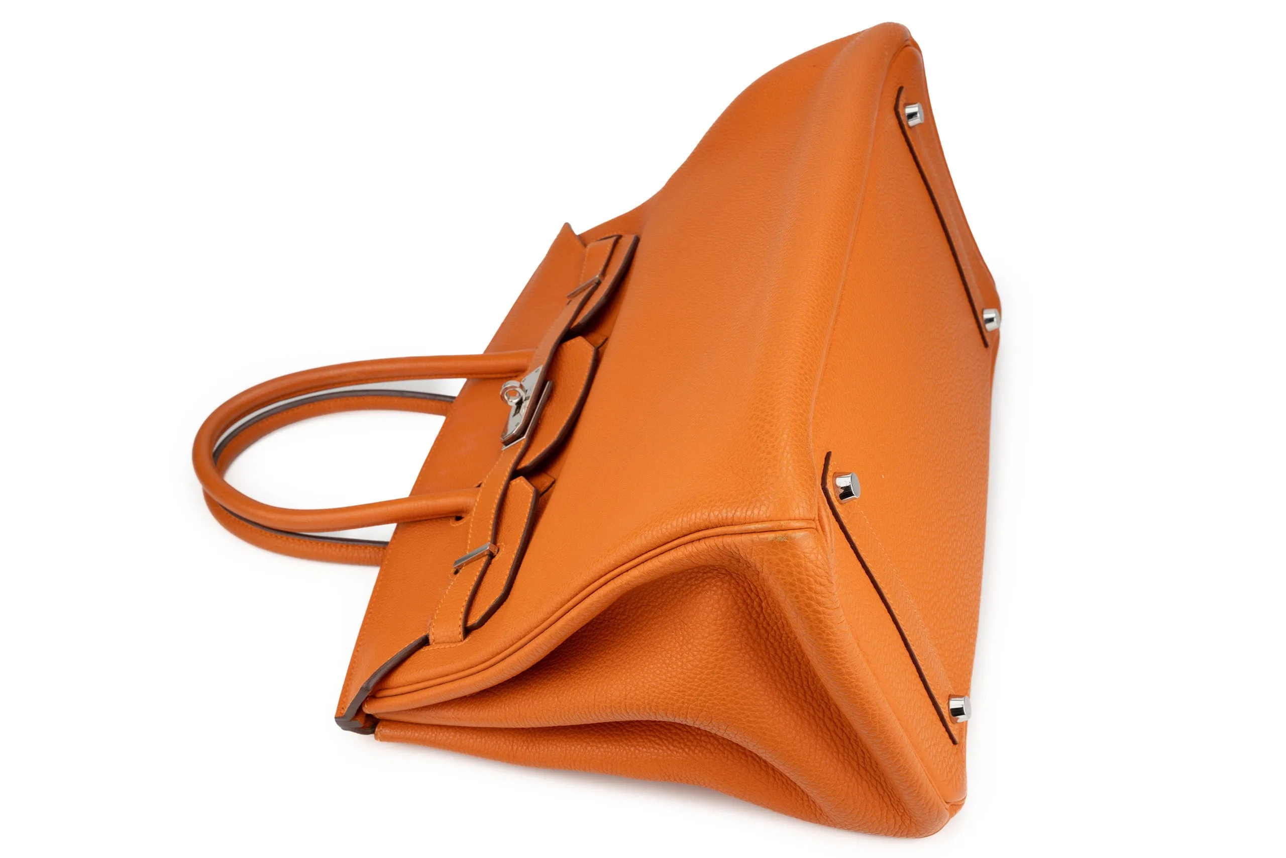 Hermès Birkin 35 Retourne Togo Orange PHW