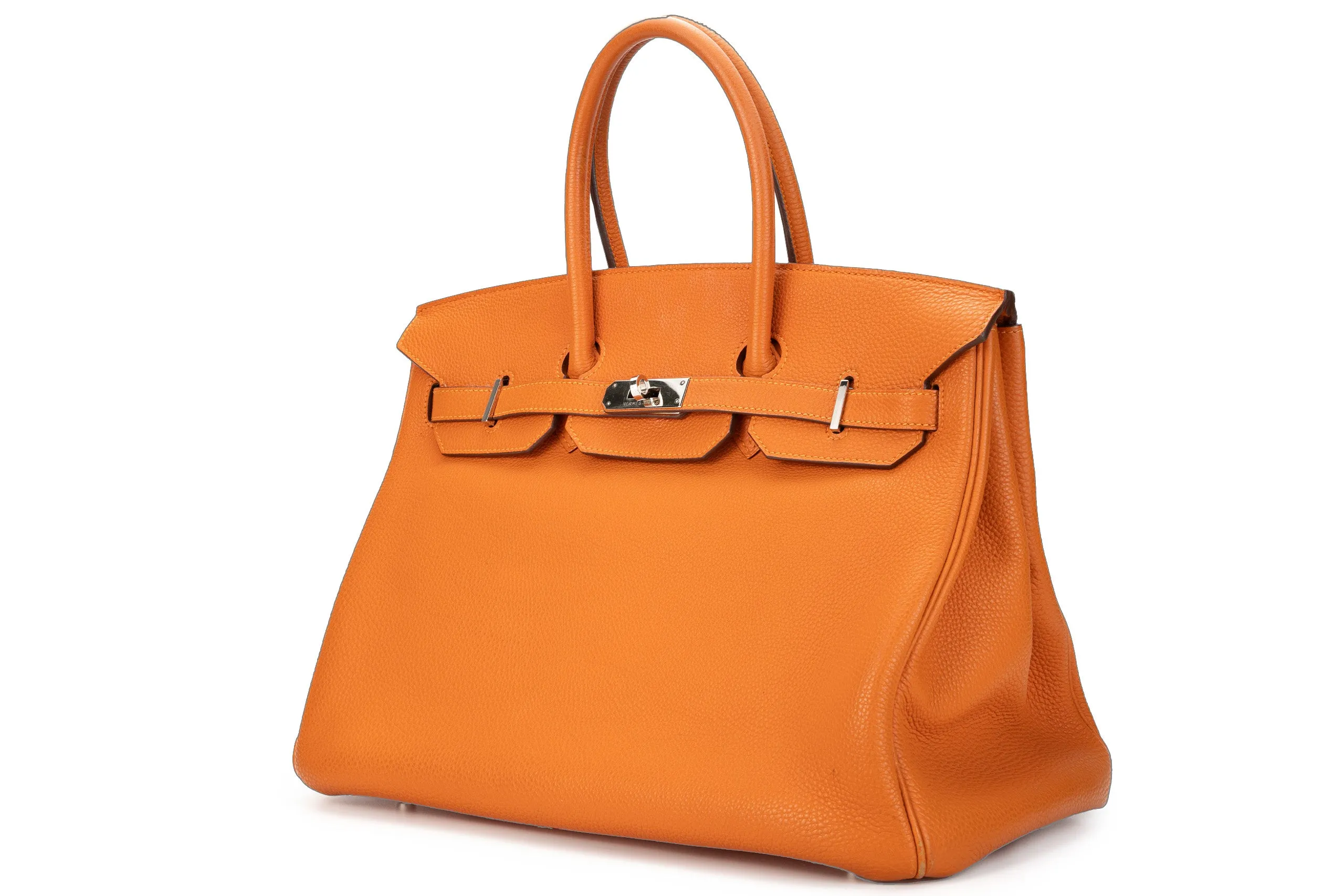 Hermès Birkin 35 Retourne Togo Orange PHW