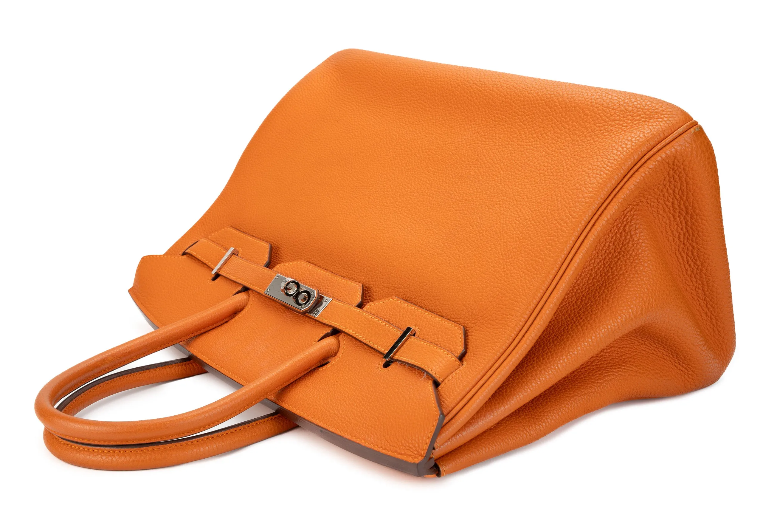 Hermès Birkin 35 Retourne Togo Orange PHW
