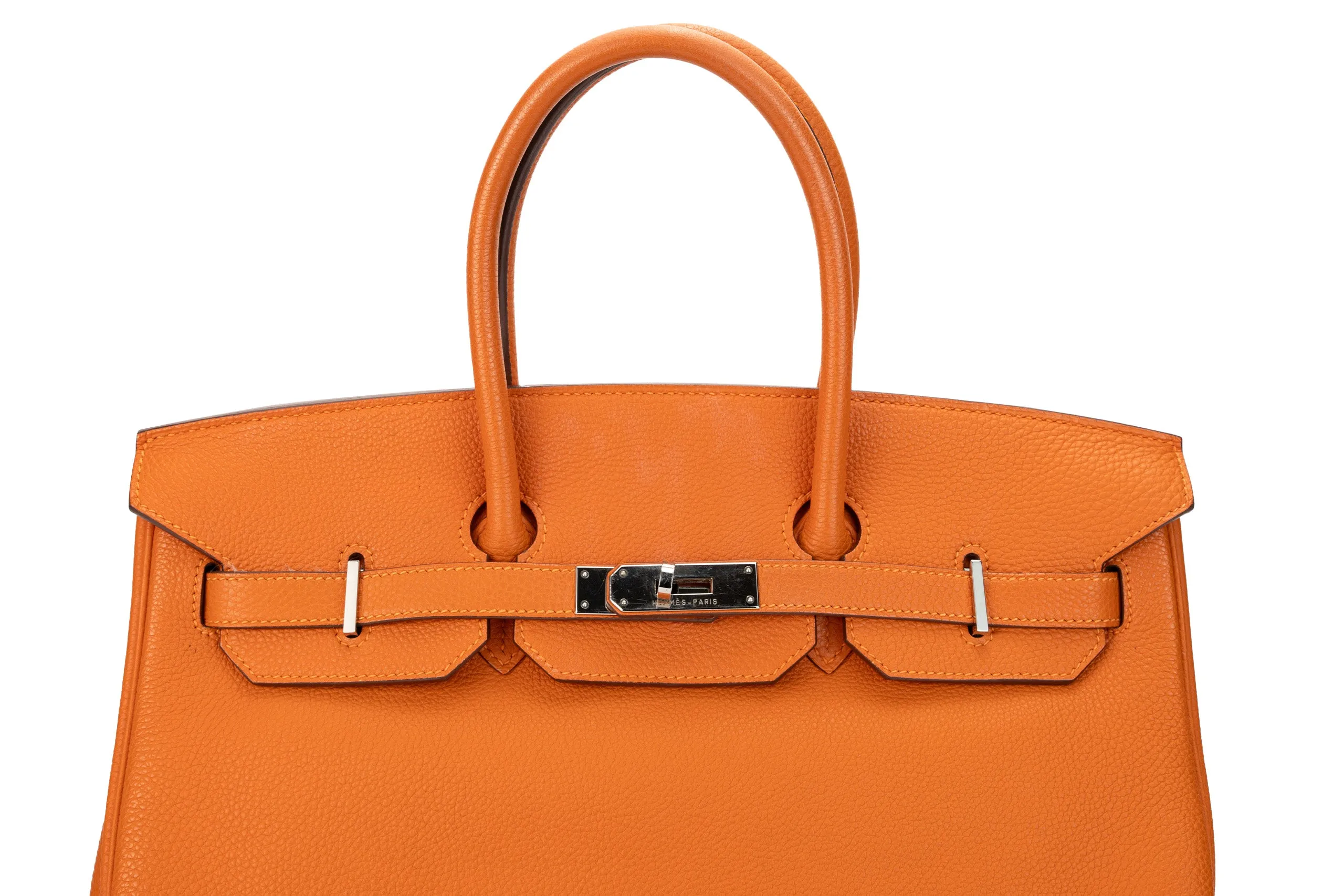 Hermès Birkin 35 Retourne Togo Orange PHW