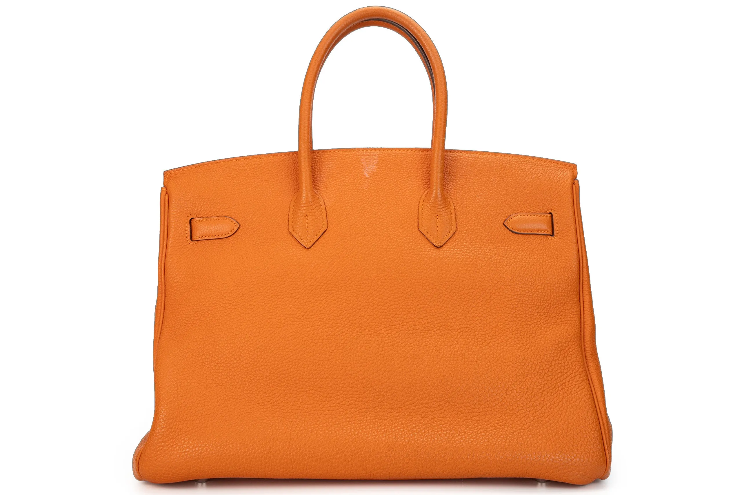 Hermès Birkin 35 Retourne Togo Orange PHW