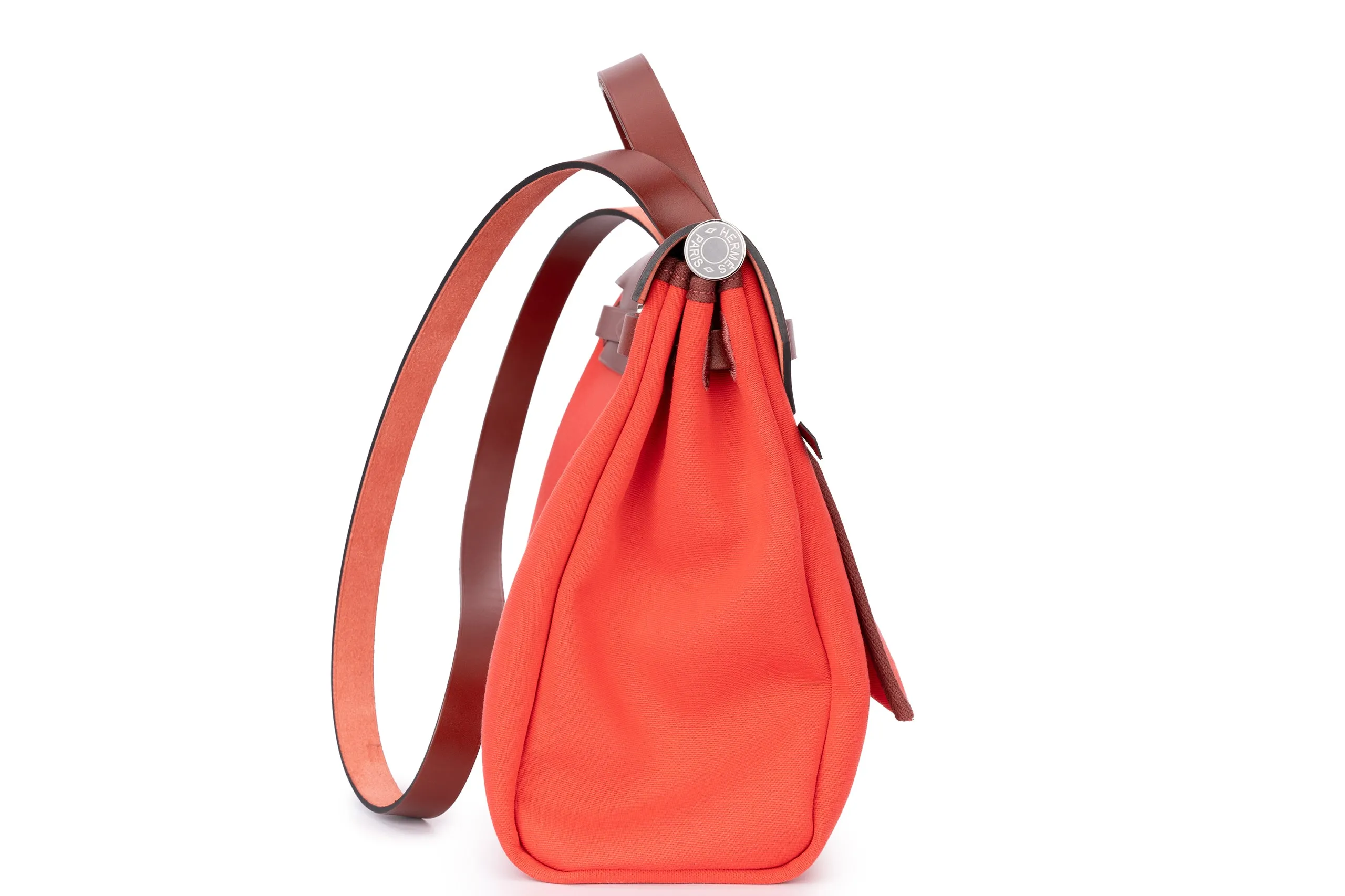 Hermès Herbag Zip 31 Vache Hunter Rouge H Boungainville PHW