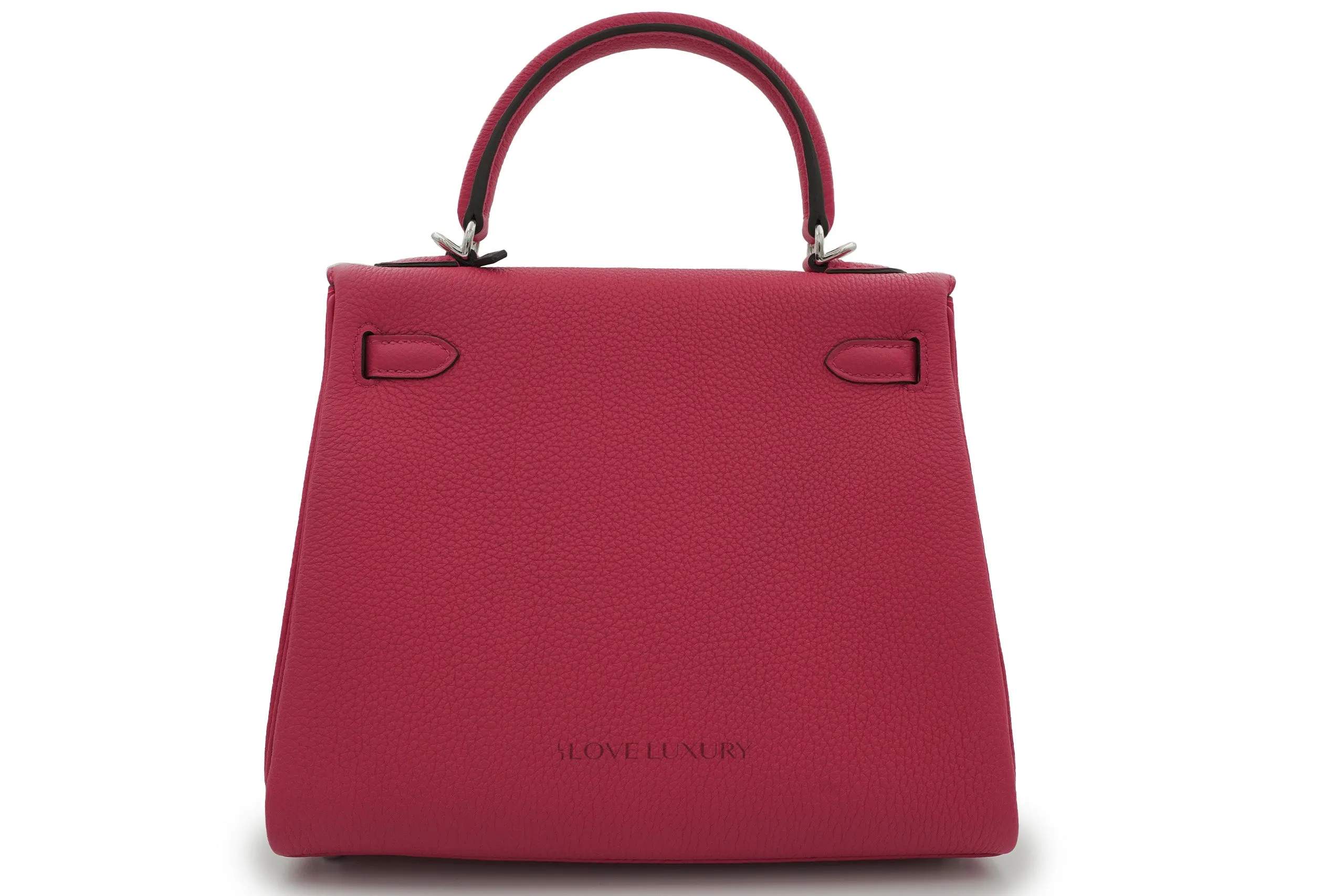Hermès Kelly 25 Retourne Togo Rose Pop PHW