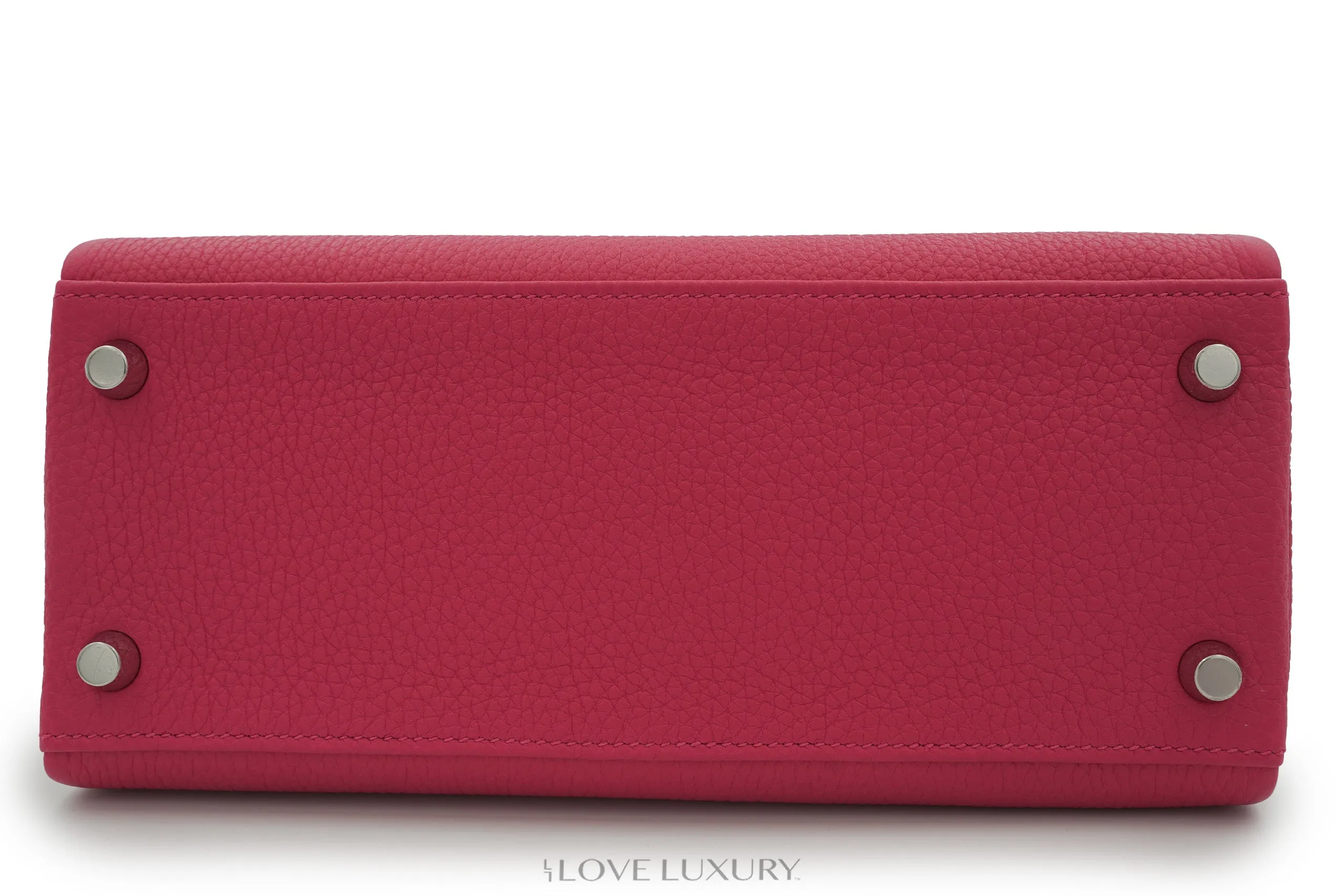 Hermès Kelly 25 Retourne Togo Rose Pop PHW