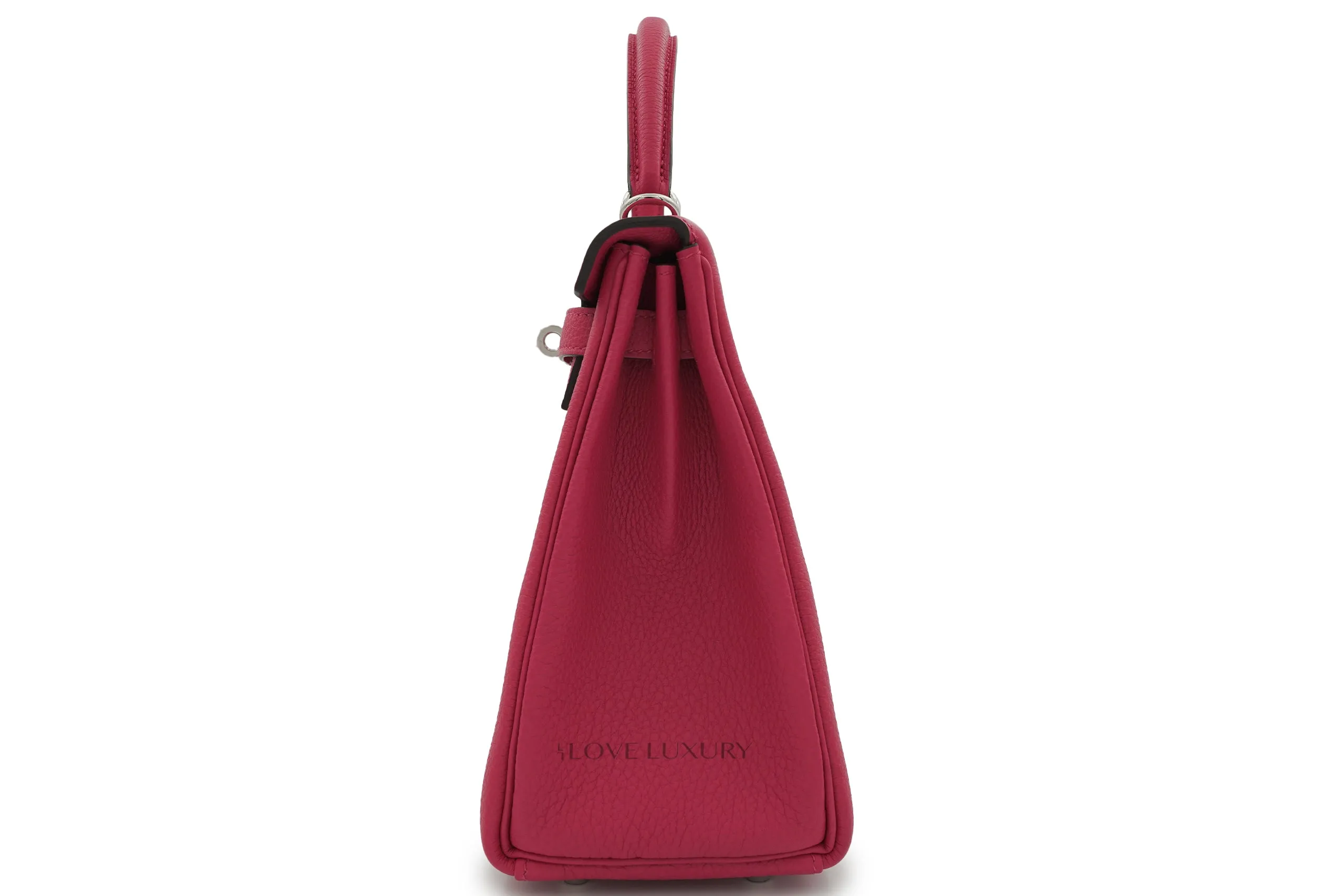 Hermès Kelly 25 Retourne Togo Rose Pop PHW