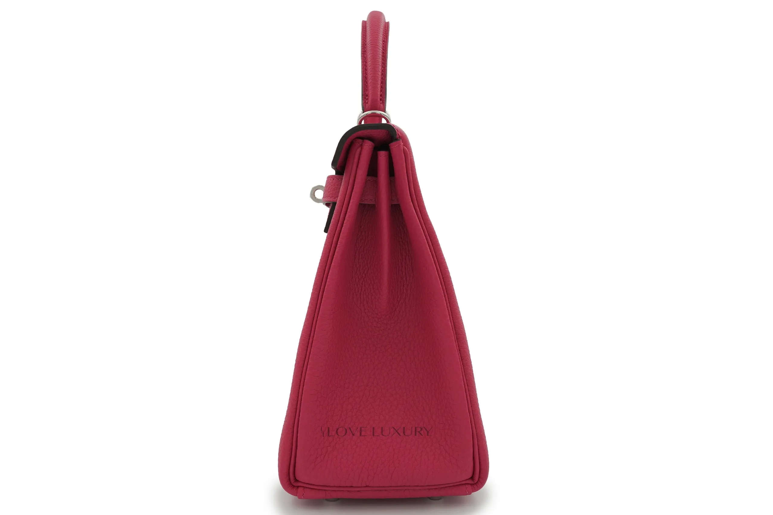 Hermès Kelly 25 Retourne Togo Rose Pop PHW