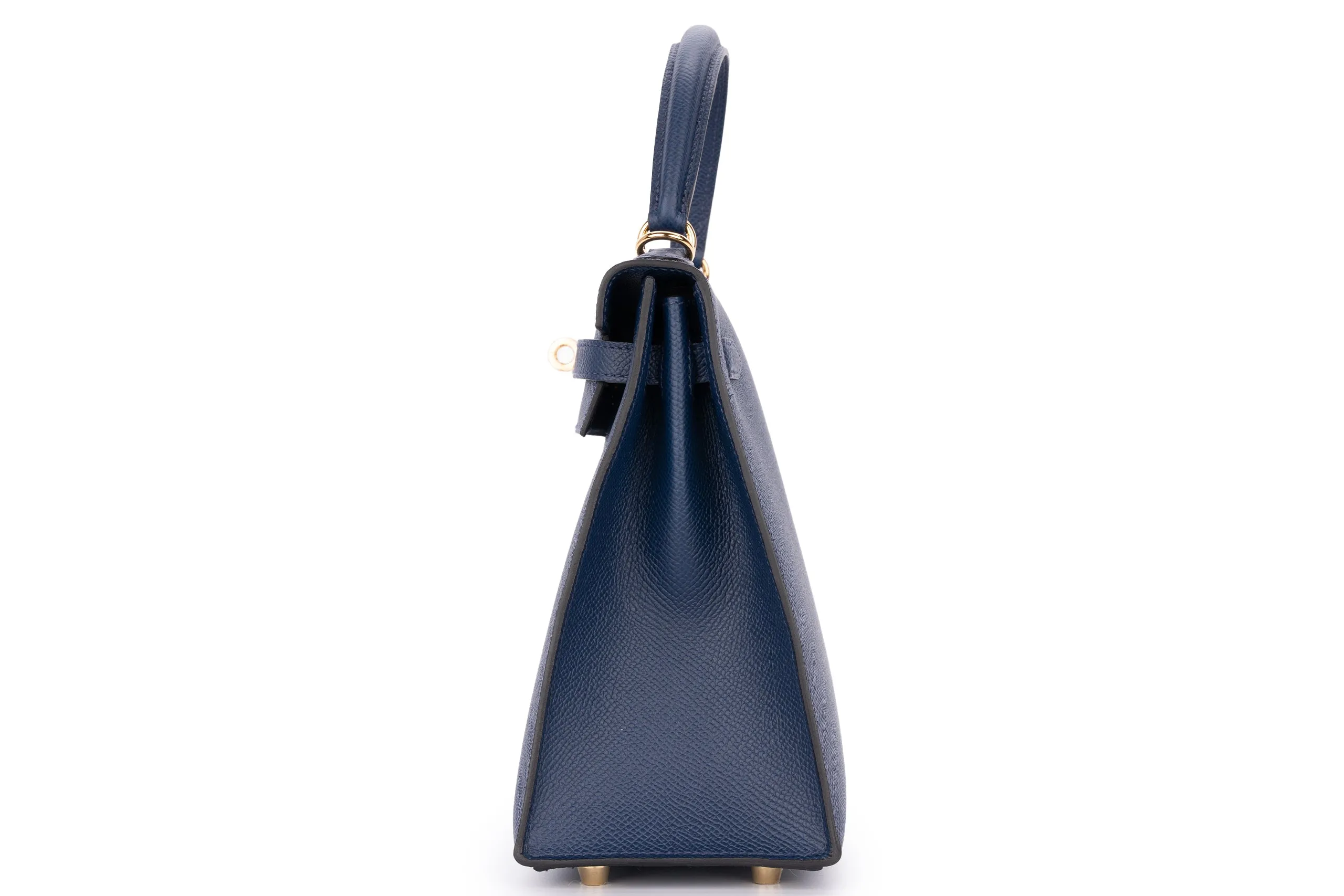 Hermès Kelly 25 Sellier Epsom Bleu Navy GHW
