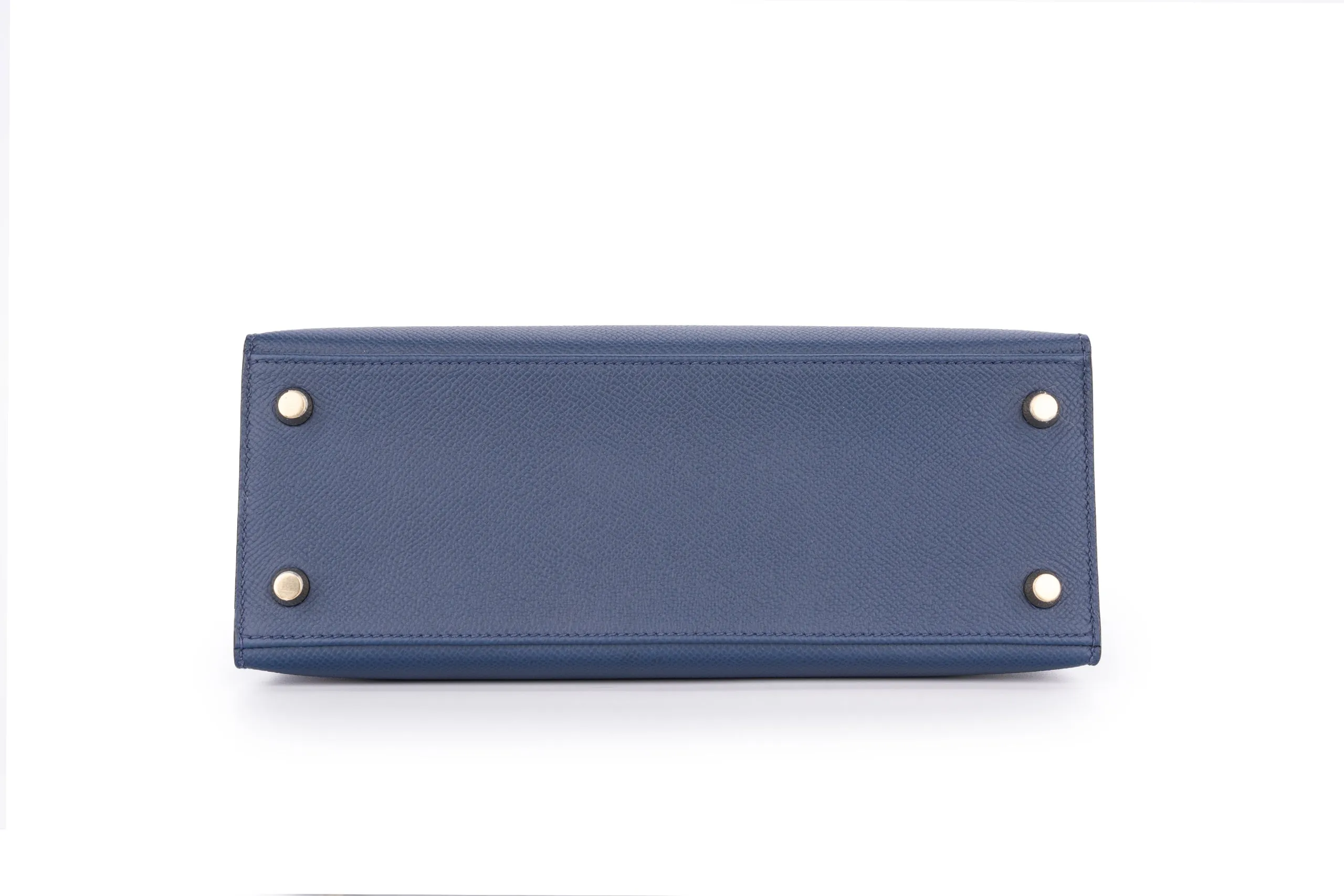 Hermès Kelly 25 Sellier Epsom Bleu Navy GHW