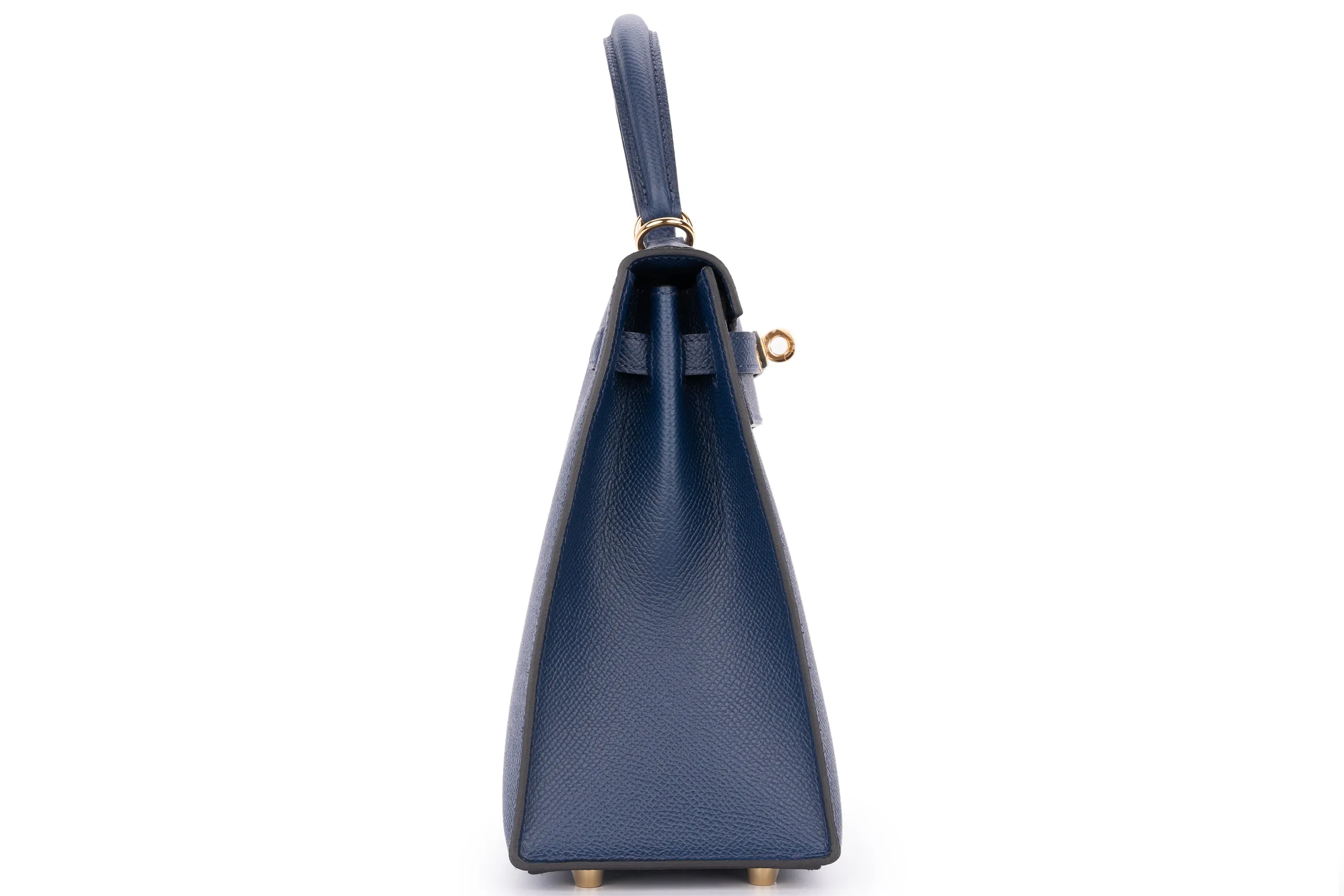 Hermès Kelly 25 Sellier Epsom Bleu Navy GHW