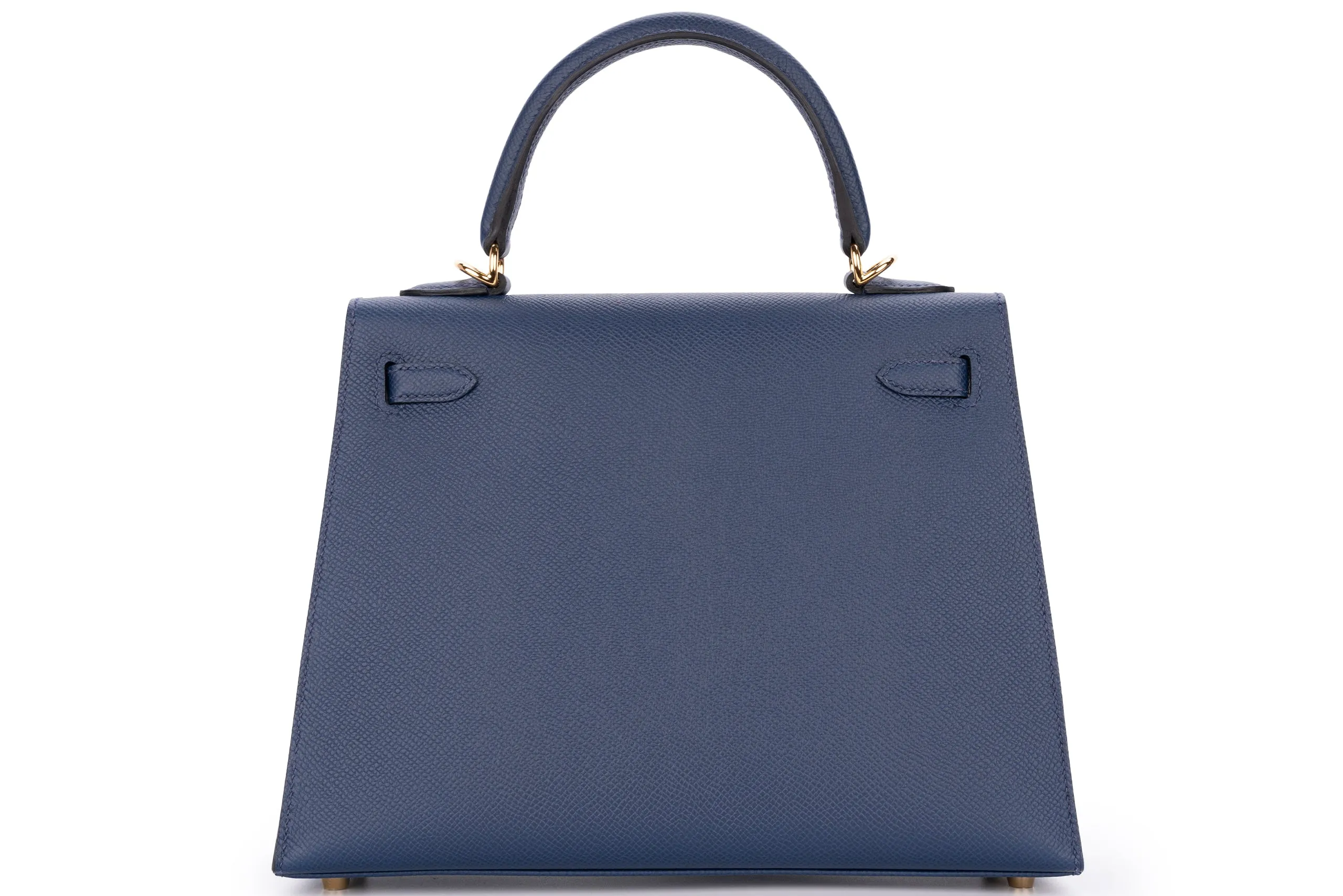 Hermès Kelly 25 Sellier Epsom Bleu Navy GHW