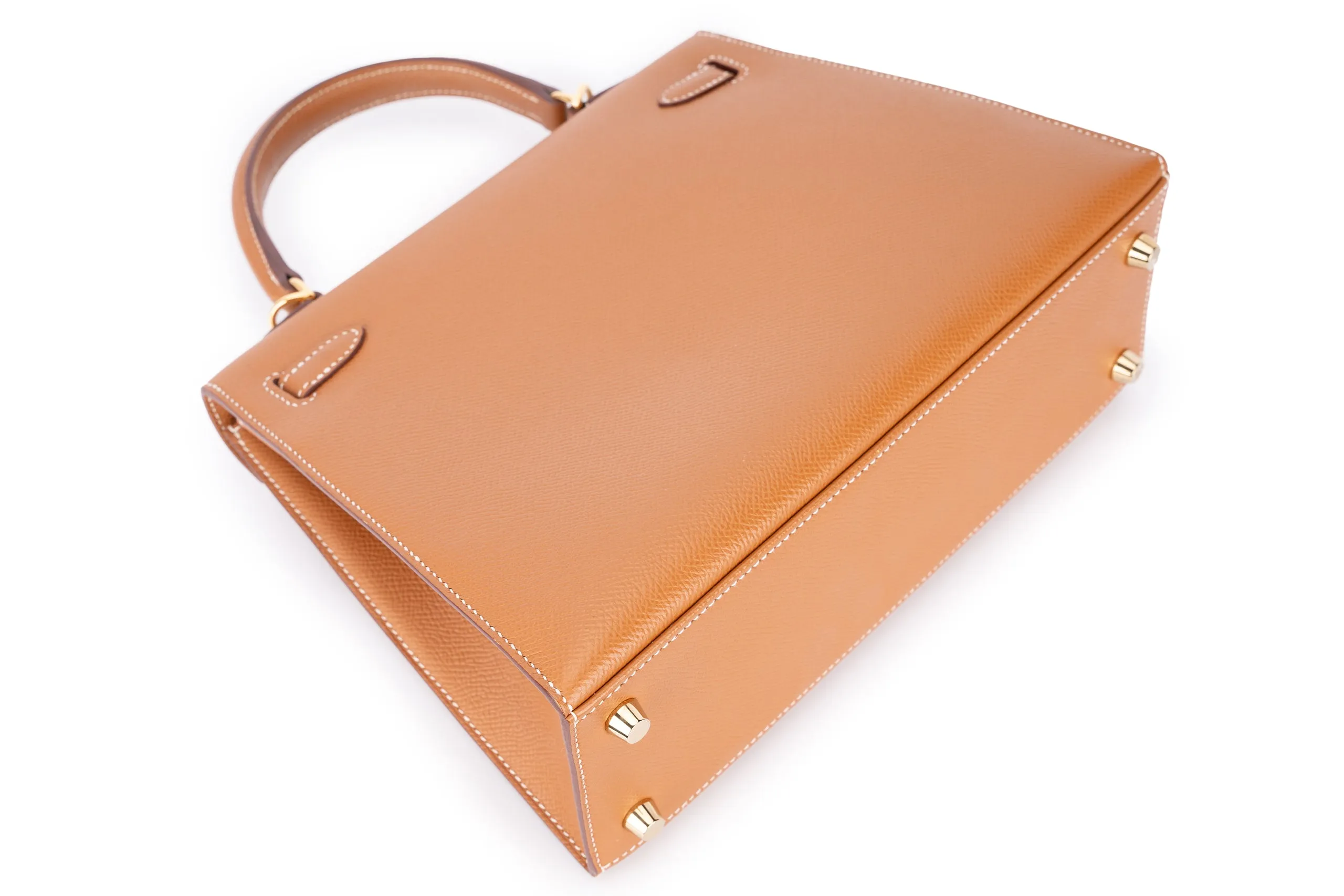 Hermès Kelly 25 Sellier Epsom Gold GHW