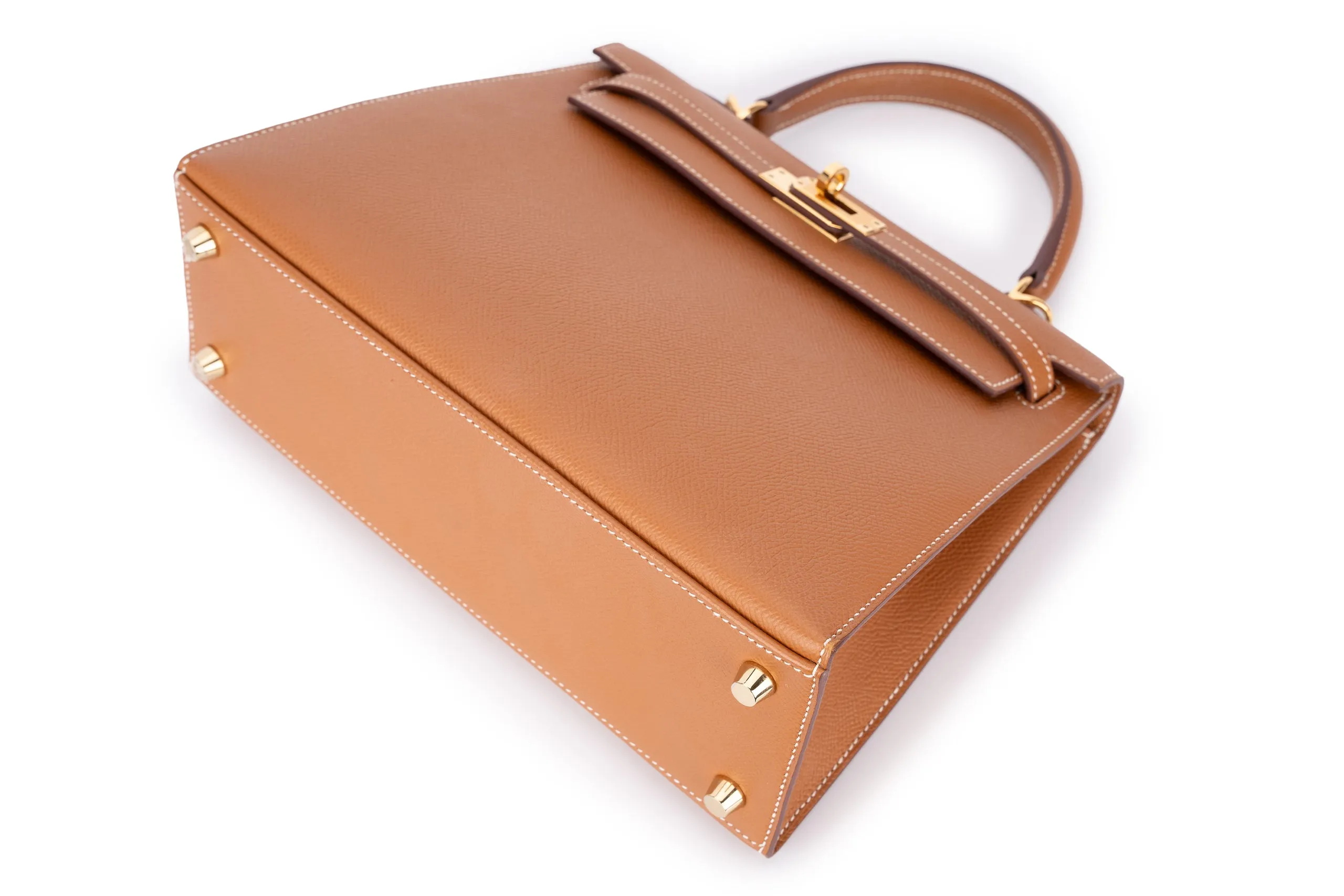 Hermès Kelly 25 Sellier Epsom Gold GHW