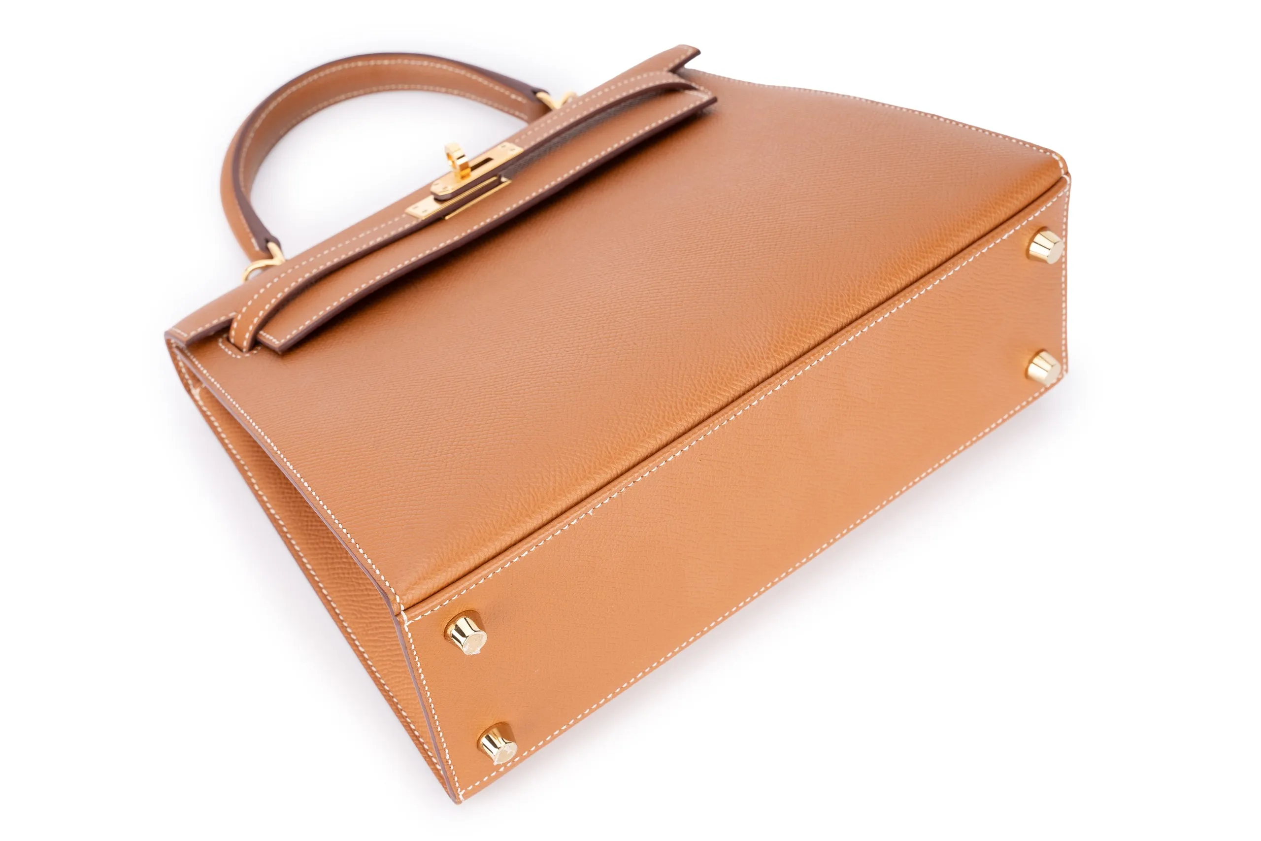 Hermès Kelly 25 Sellier Epsom Gold GHW