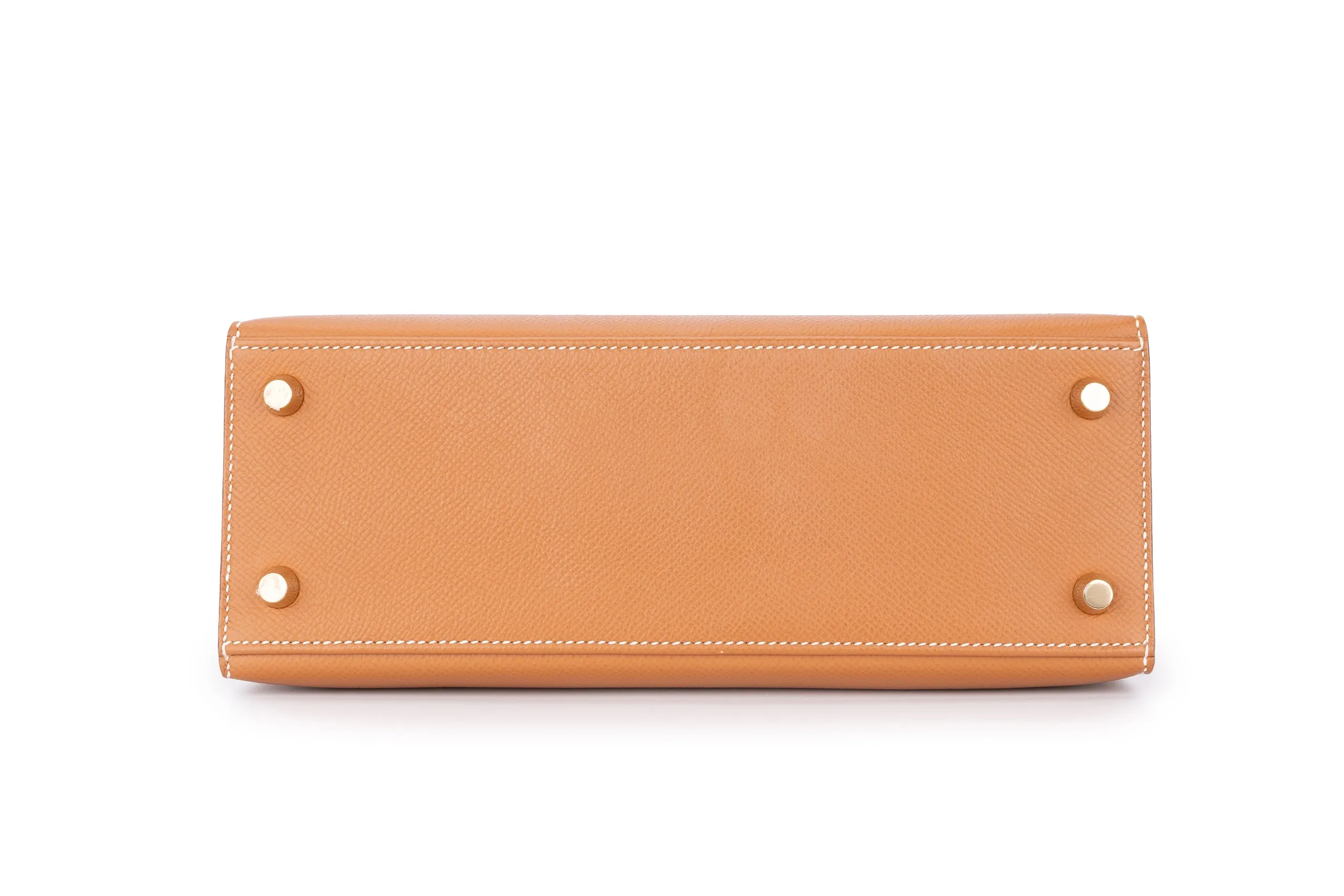 Hermès Kelly 25 Sellier Epsom Gold GHW