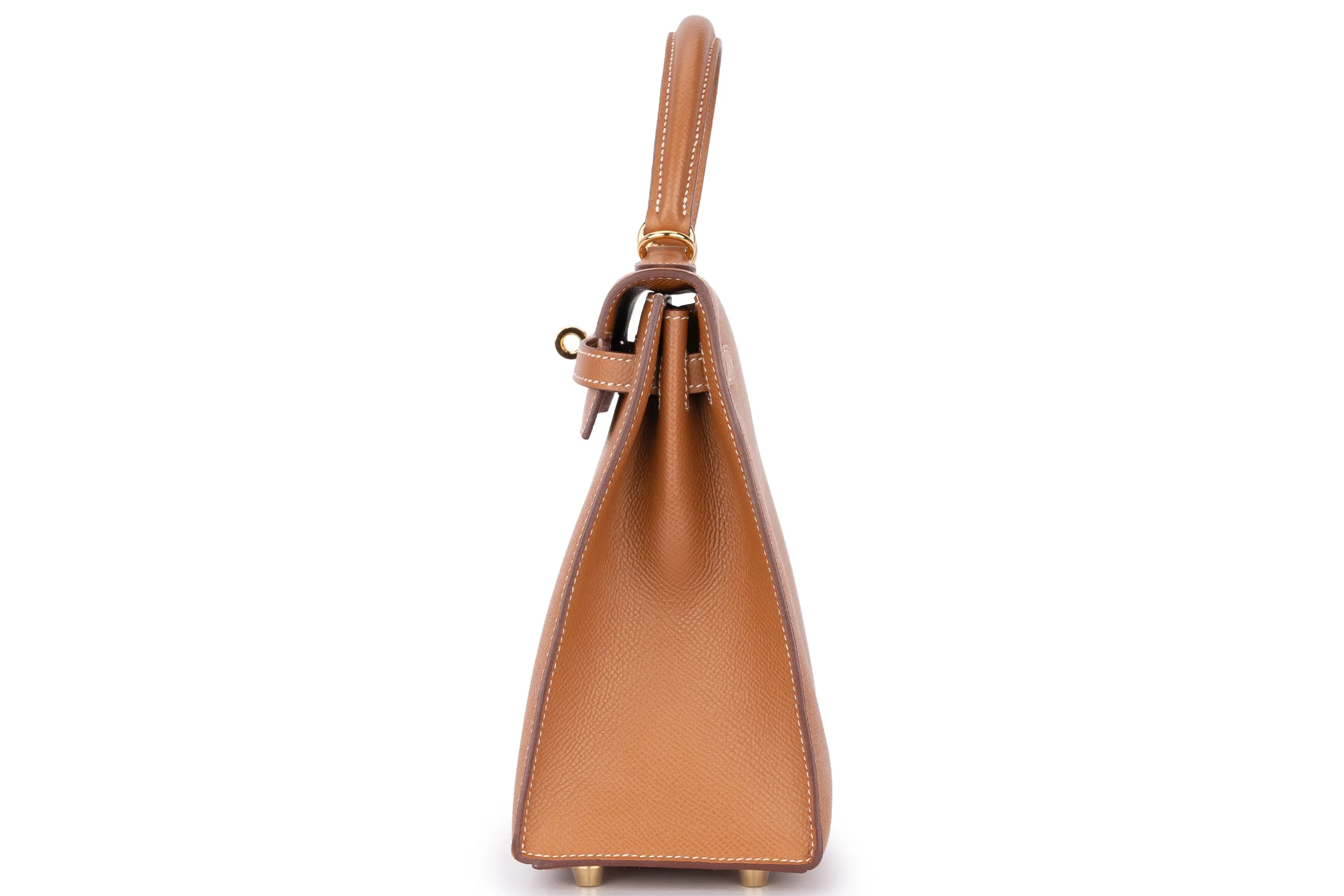 Hermès Kelly 25 Sellier Epsom Gold GHW