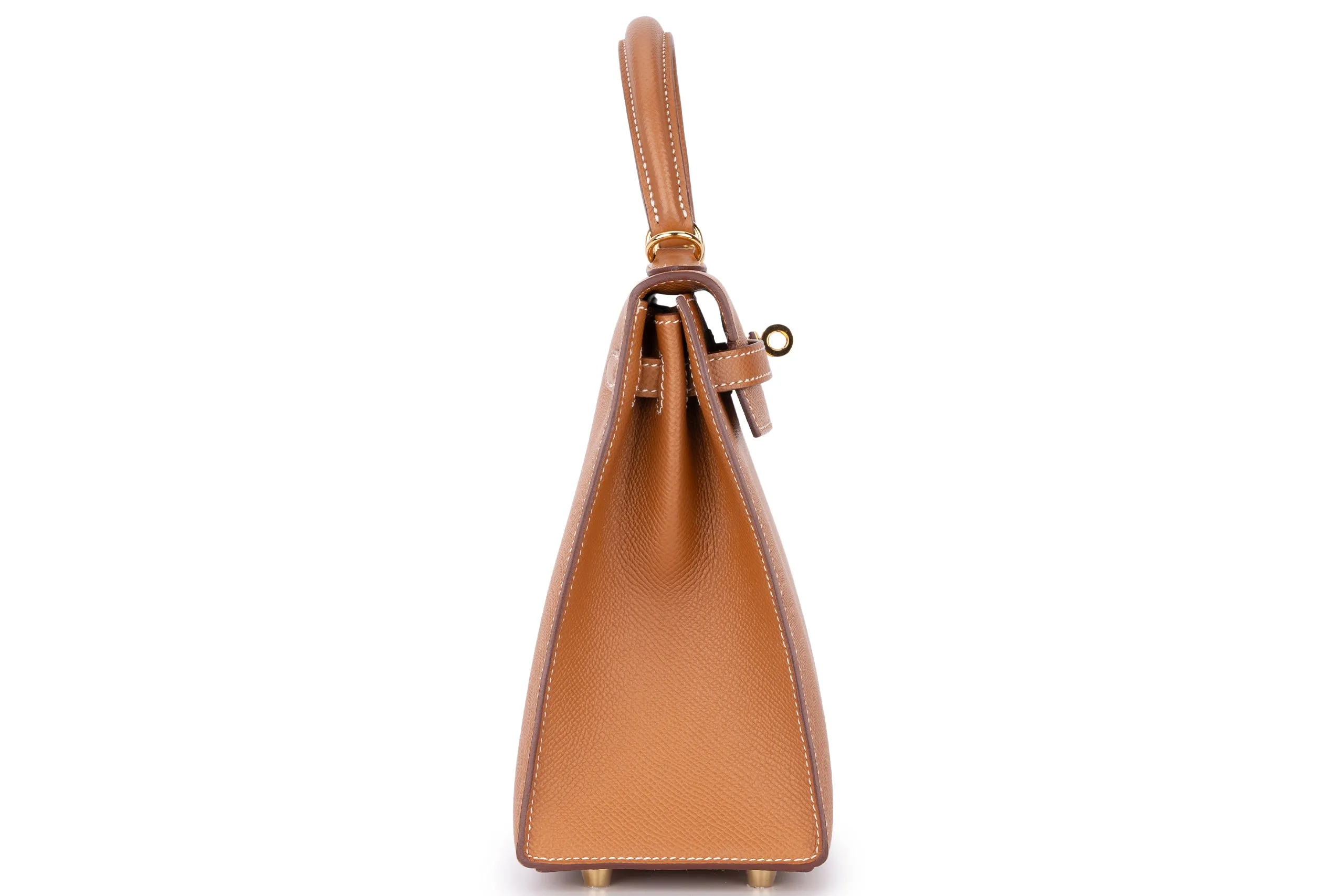 Hermès Kelly 25 Sellier Epsom Gold GHW