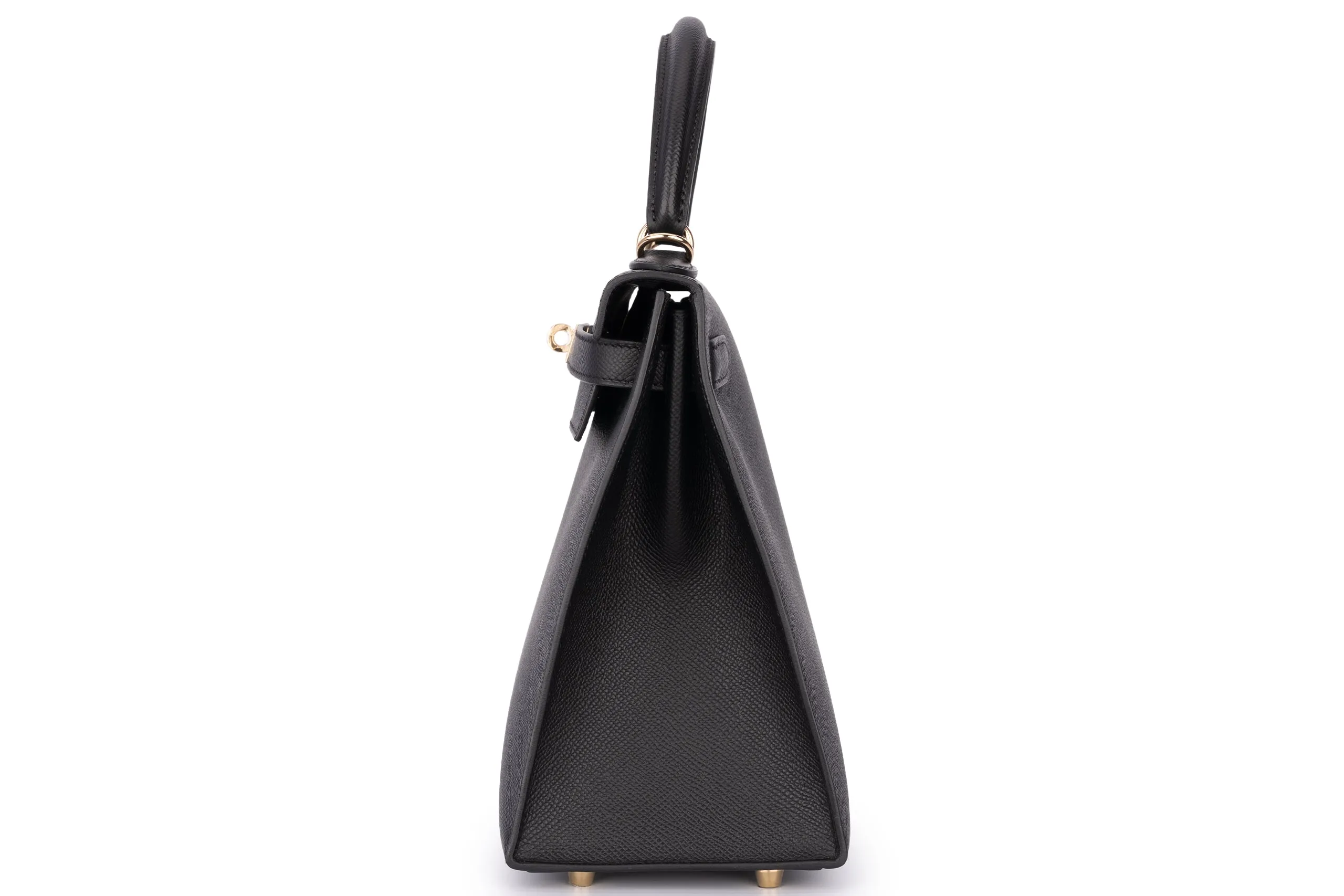 Hermès Kelly 28 Sellier Epsom Black PBHW