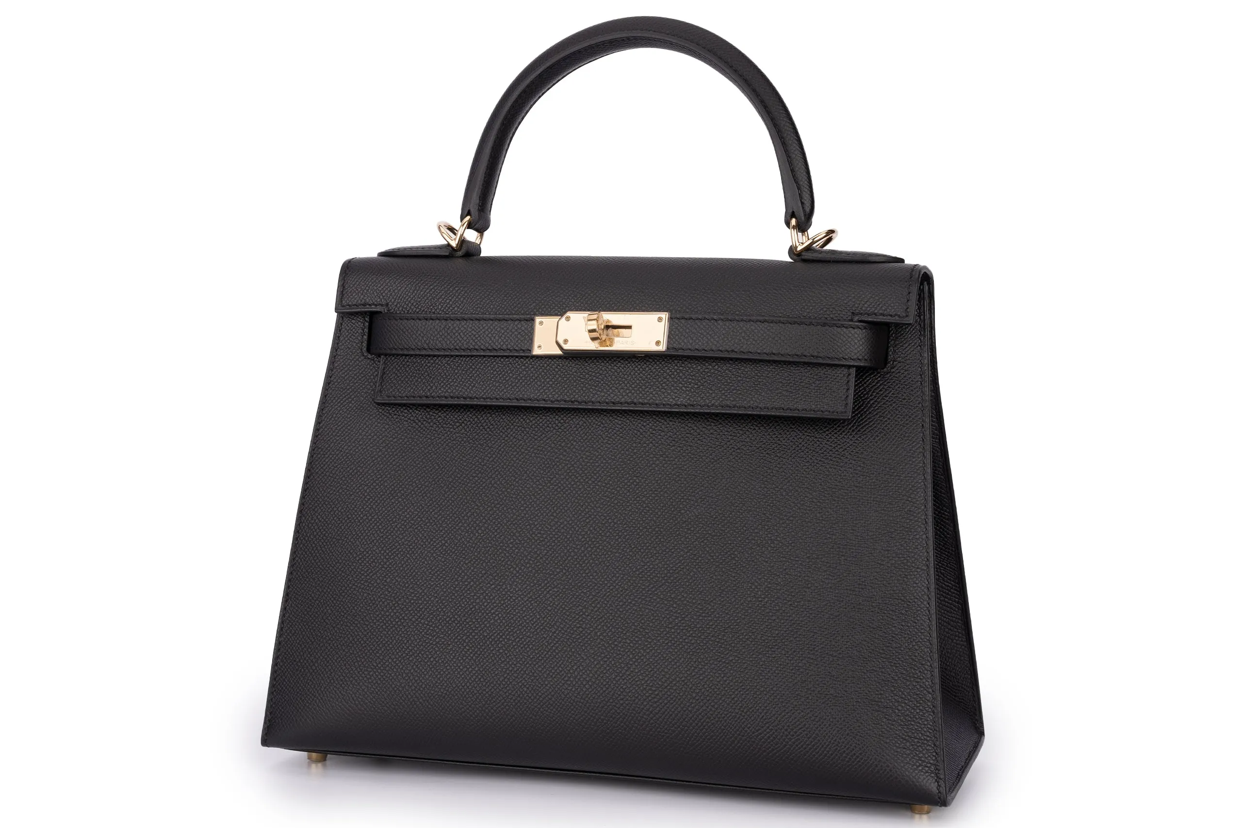 Hermès Kelly 28 Sellier Epsom Black PBHW
