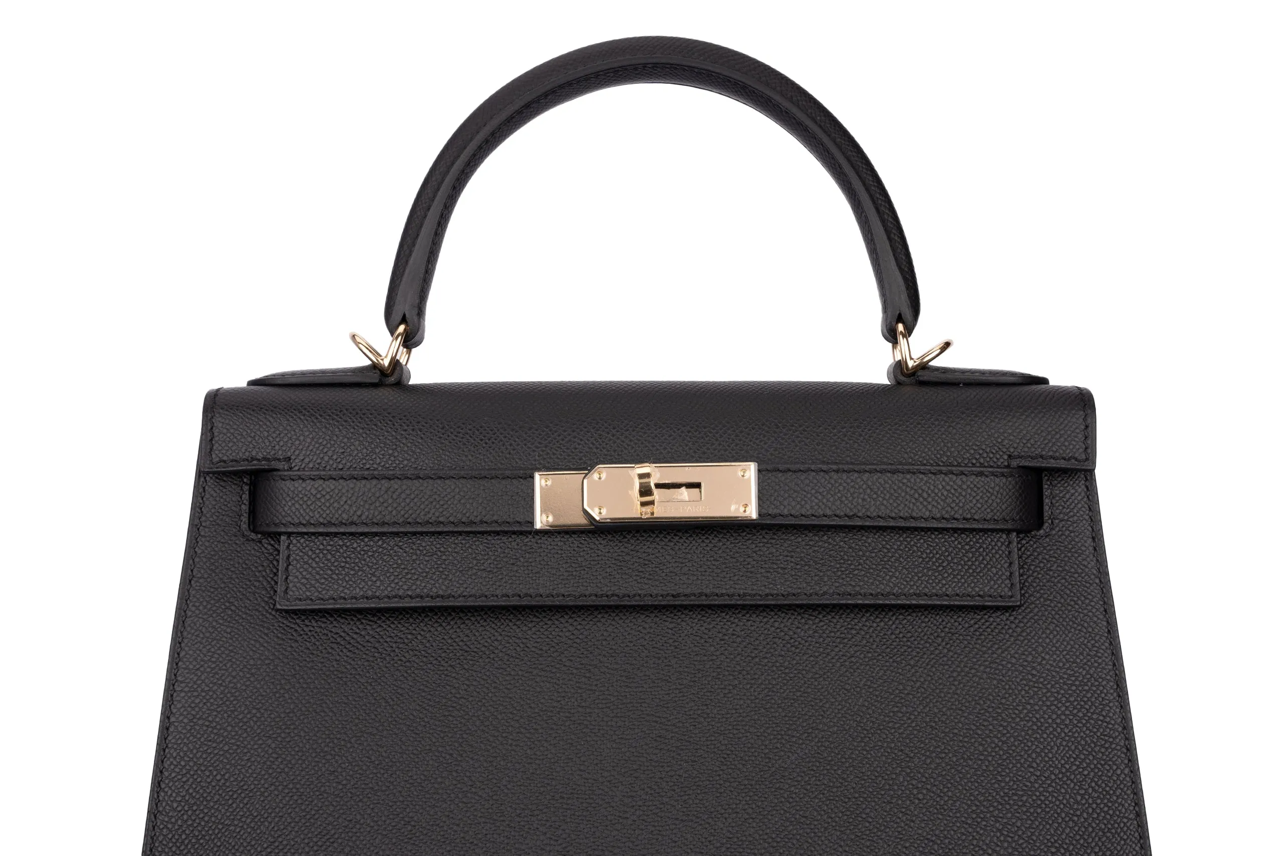 Hermès Kelly 28 Sellier Epsom Black PBHW
