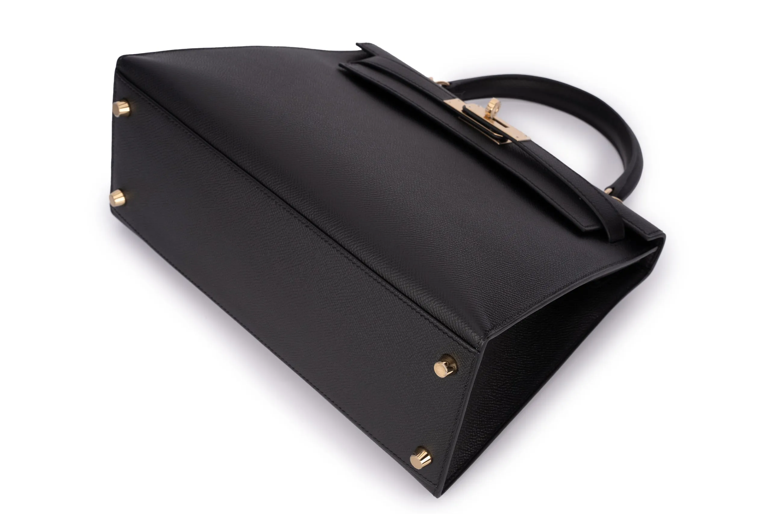 Hermès Kelly 28 Sellier Epsom Black PBHW