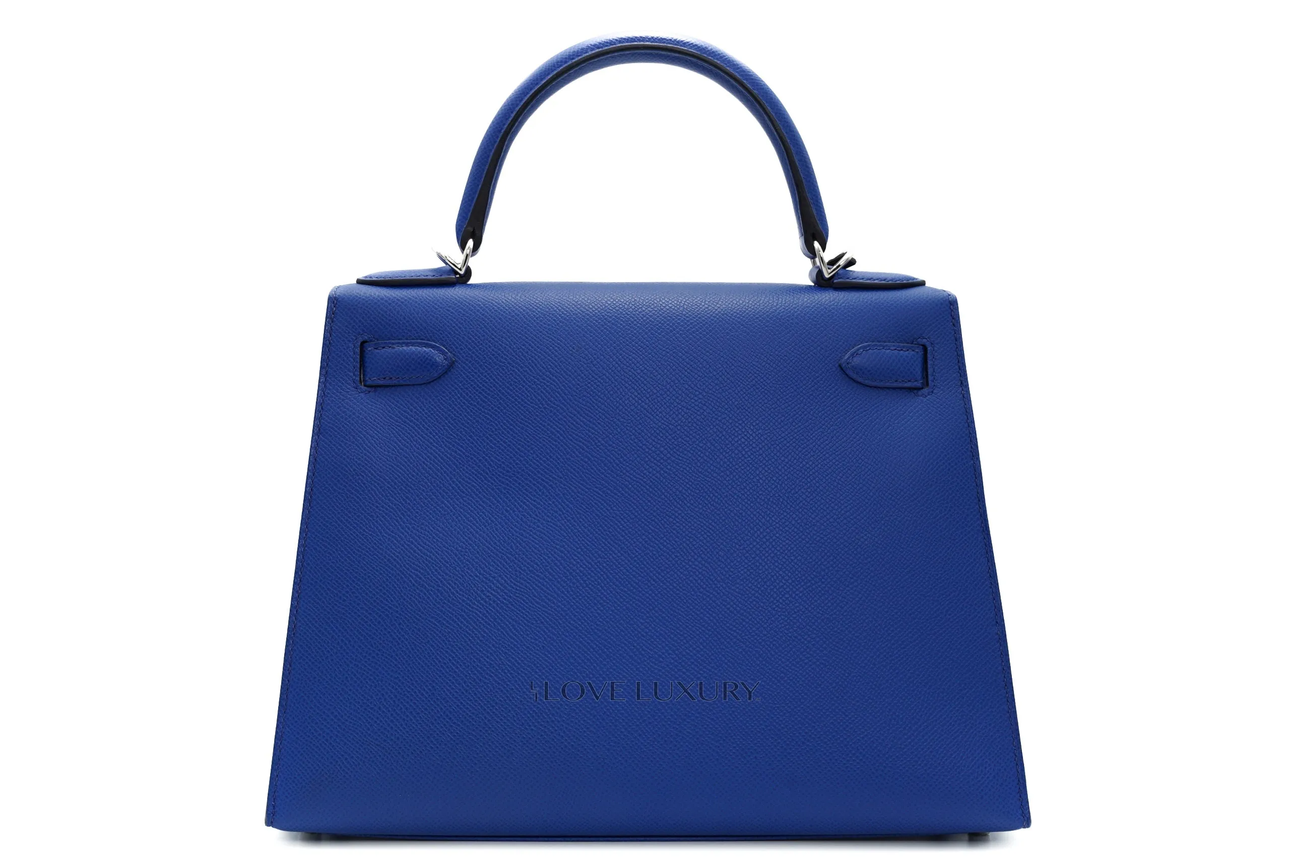 Hermès Kelly 28 Sellier Epsom Royal Blue PHW