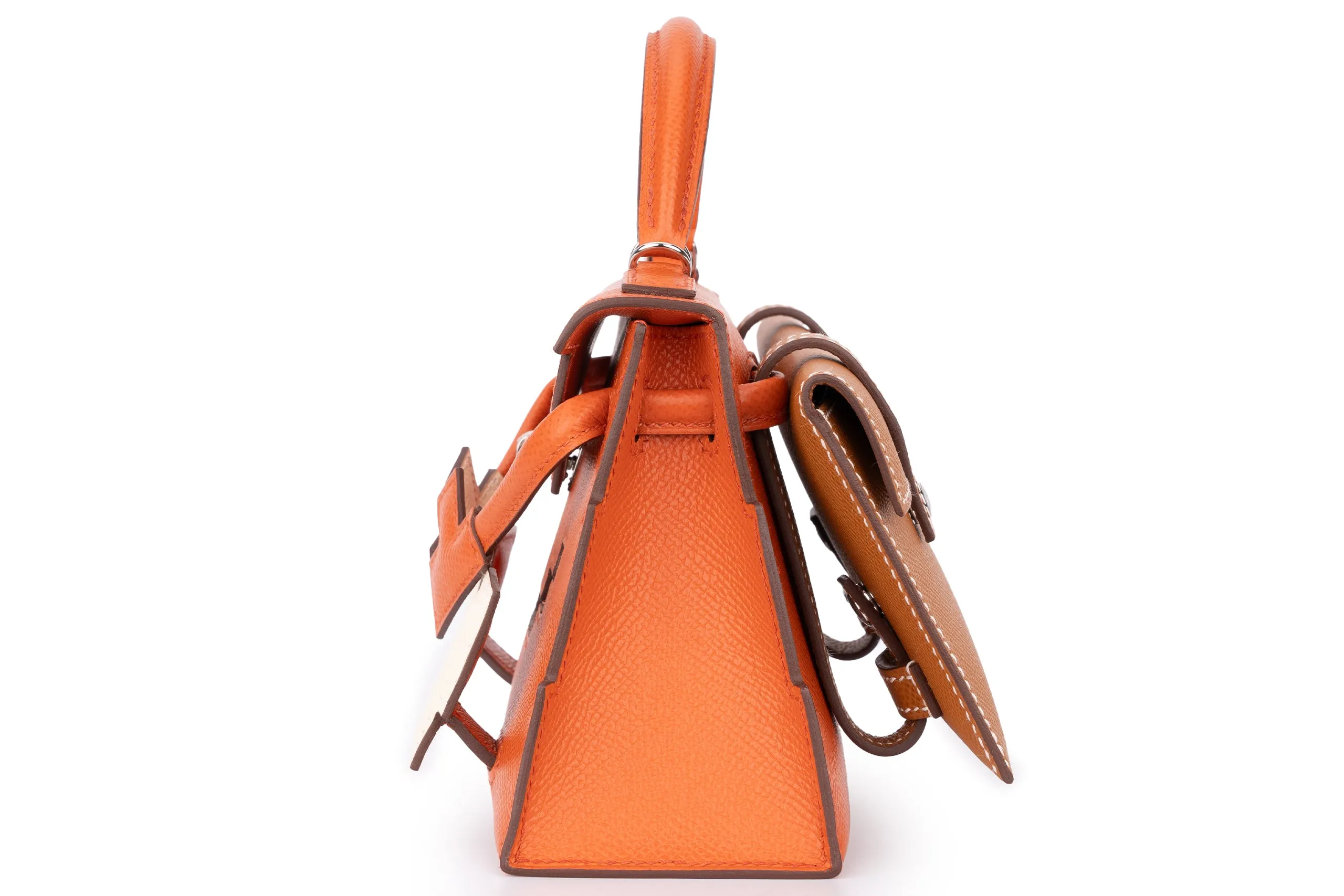 Hermès Kelly Picto Doll Epsom Terre Beteau/Gold PHW
