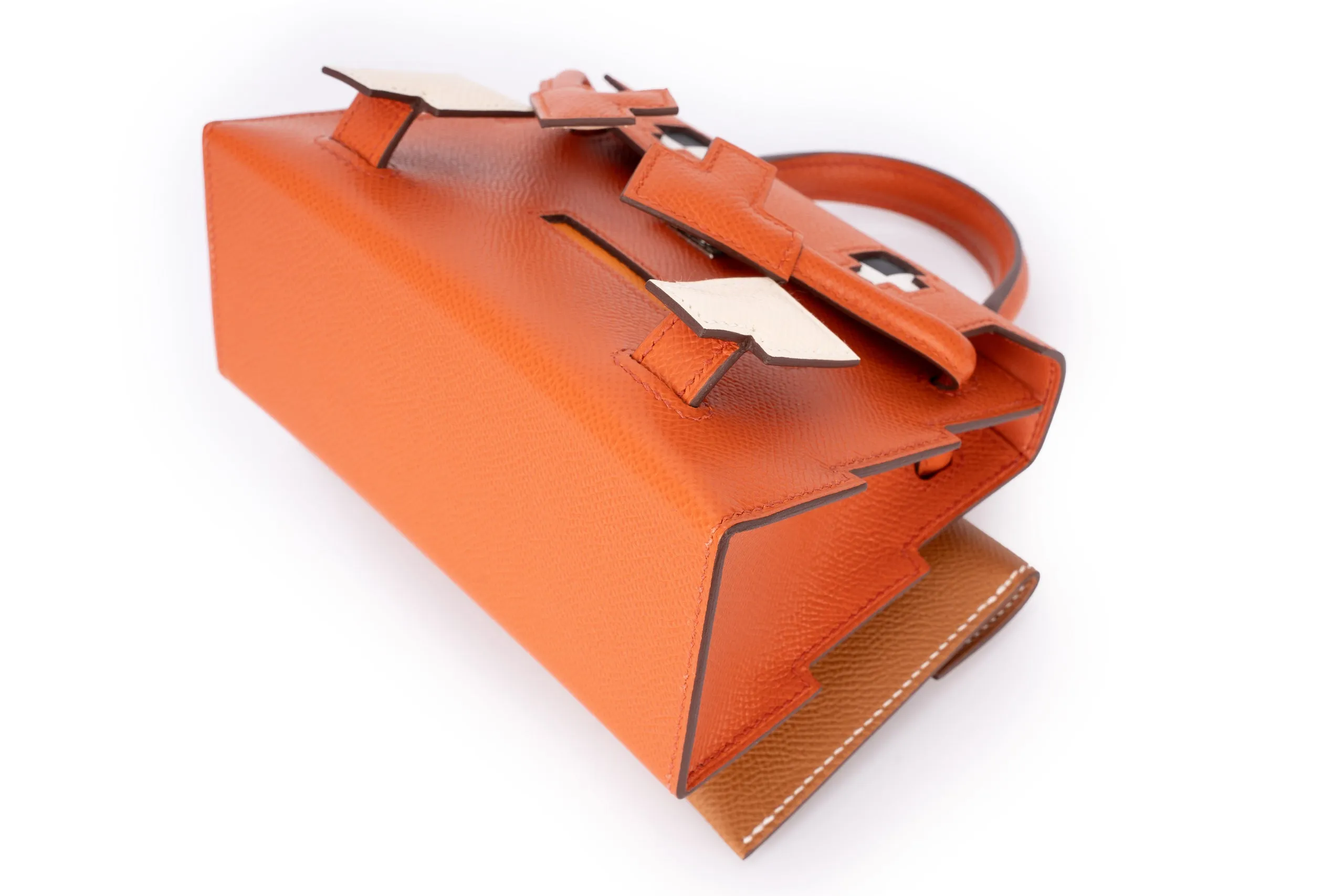 Hermès Kelly Picto Doll Epsom Terre Beteau/Gold PHW