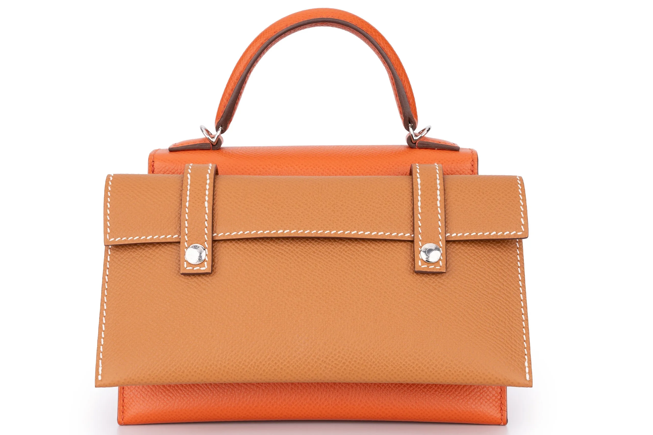 Hermès Kelly Picto Doll Epsom Terre Beteau/Gold PHW