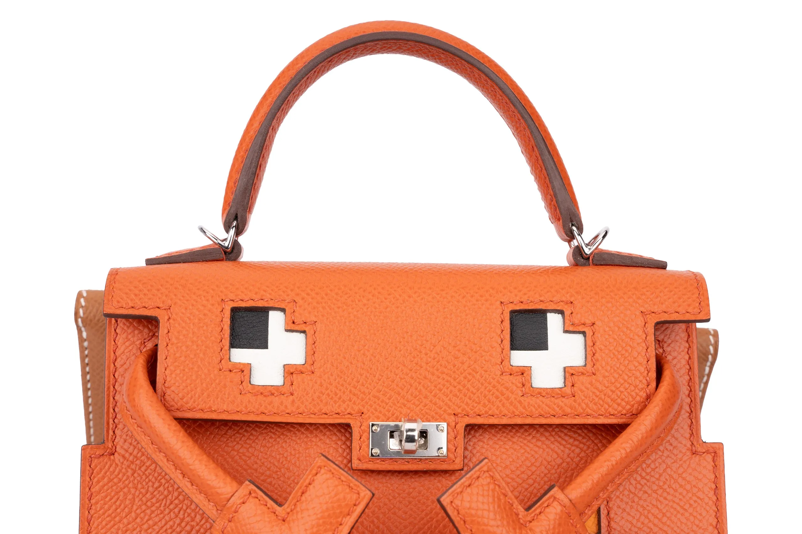 Hermès Kelly Picto Doll Epsom Terre Beteau/Gold PHW