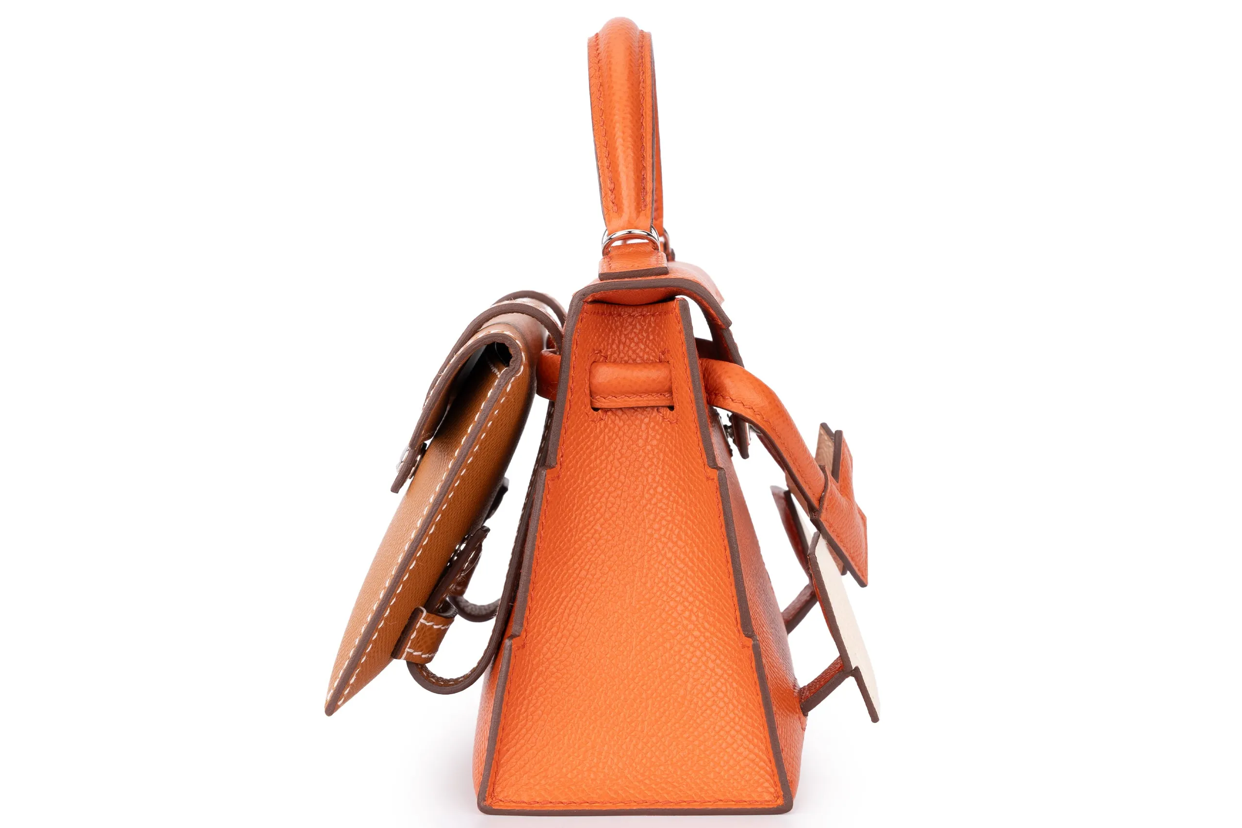 Hermès Kelly Picto Doll Epsom Terre Beteau/Gold PHW