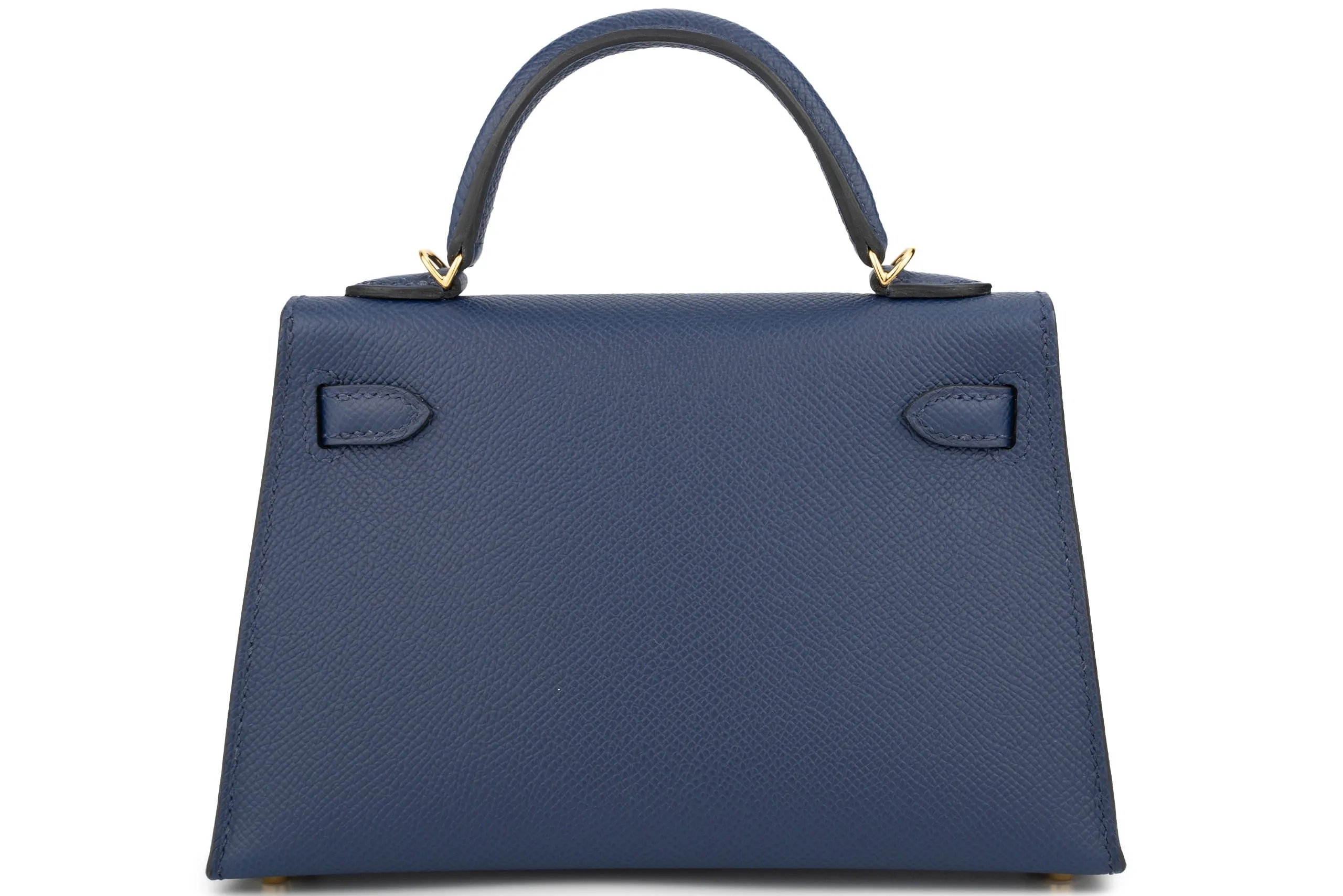 Hermès Mini Kelly Epsom Bleu Navy GHW