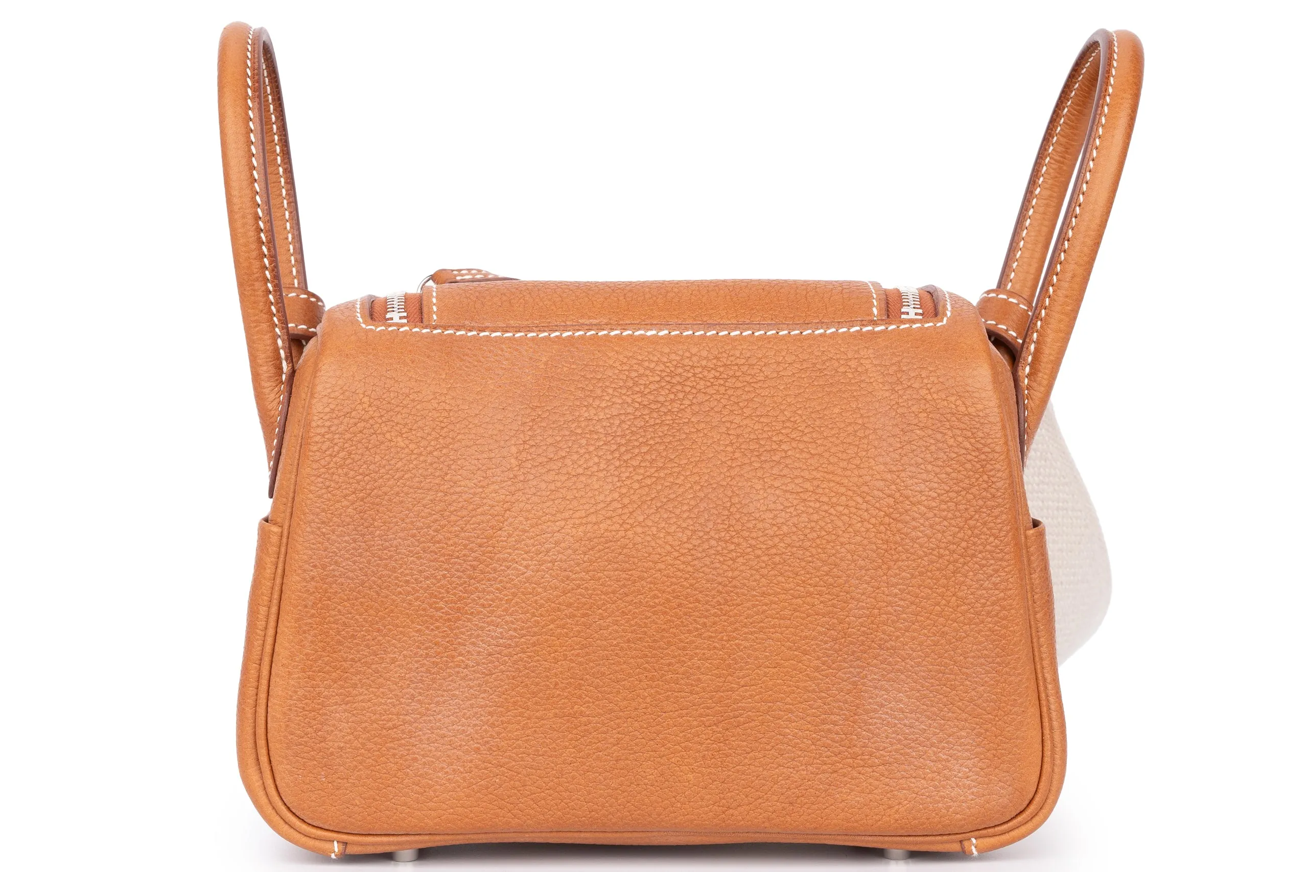 Hermès Mini Lindy Barenia Fbg Calfskin PHW