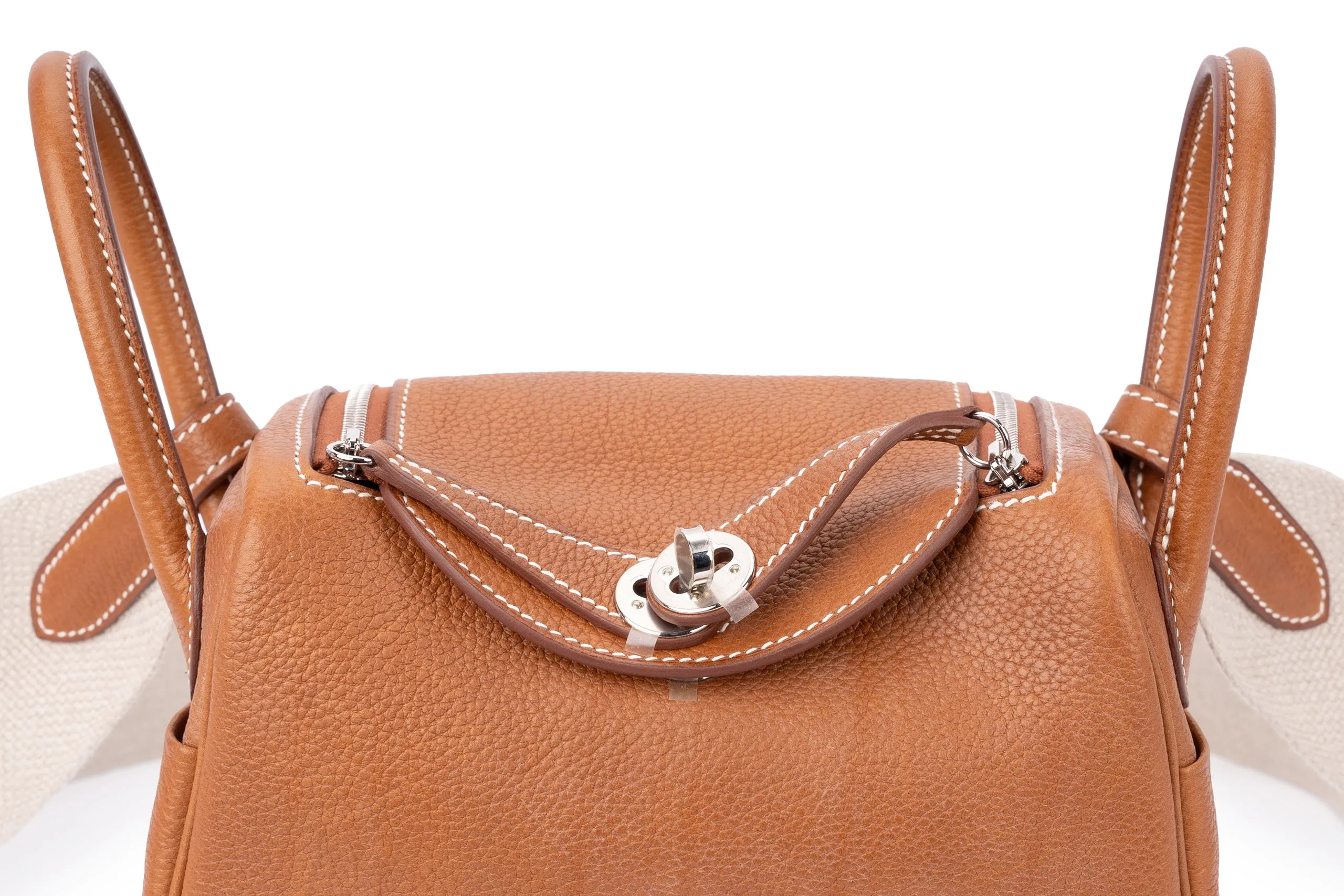 Hermès Mini Lindy Barenia Fbg Calfskin PHW