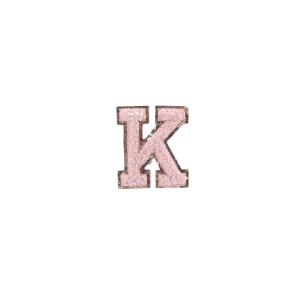 K Letter Patches