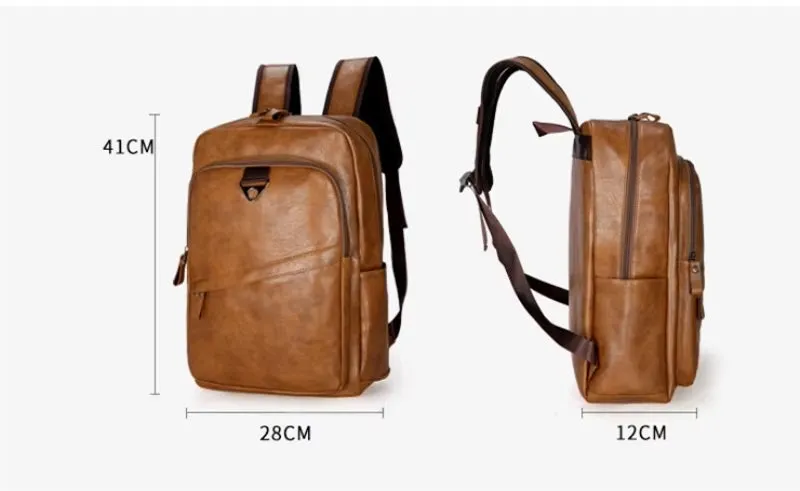 Luca | Men's Leather Office Backpack