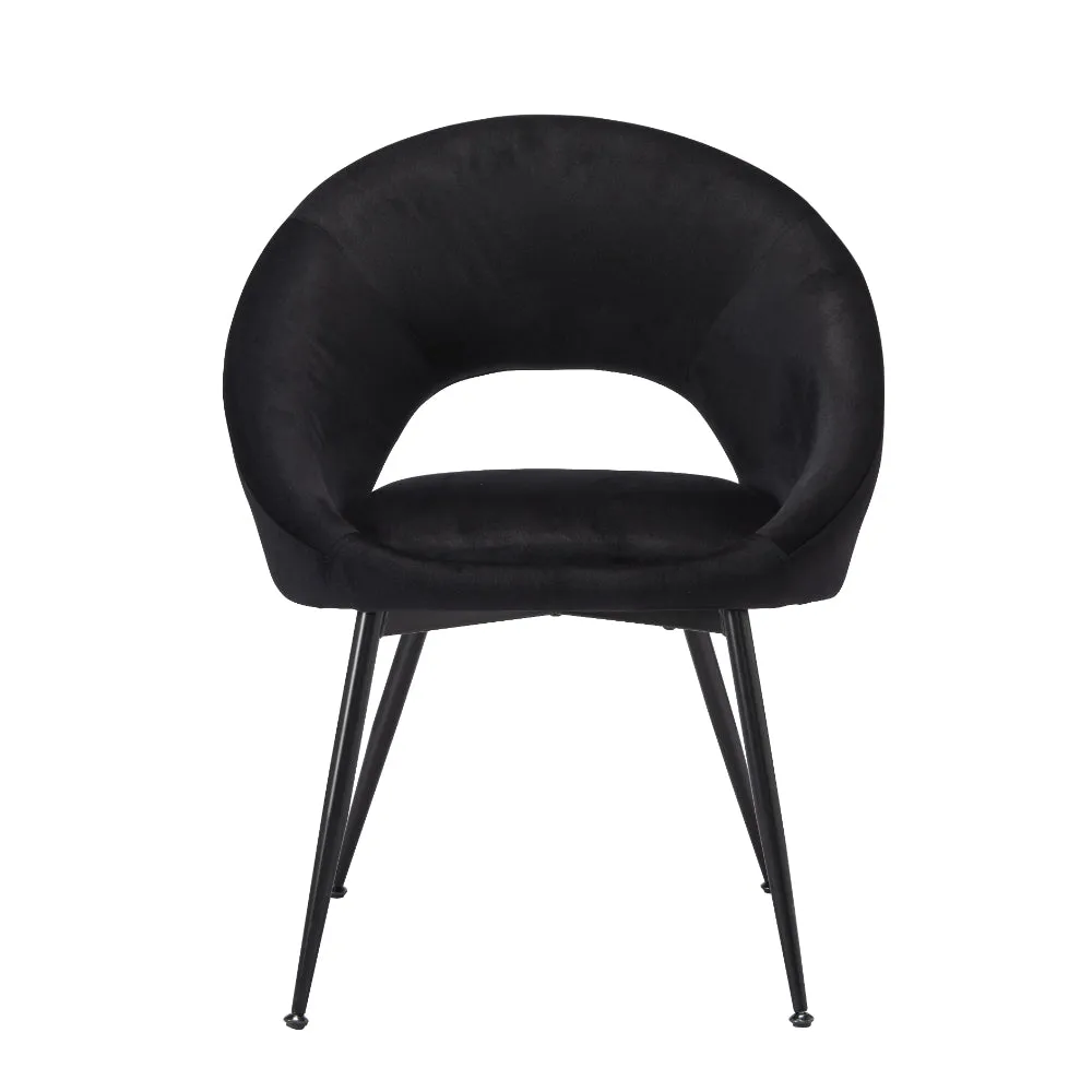 Lulu Dining Chairs - Black - Set of 2