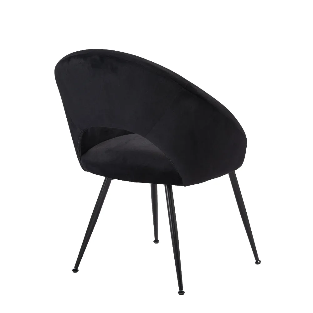 Lulu Dining Chairs - Black - Set of 2