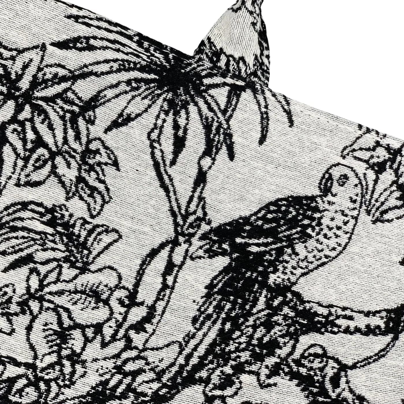 Luxury Large Tote Bag Retro Embroidery Jacquard Handbag Cotton Linen Bags for Women
