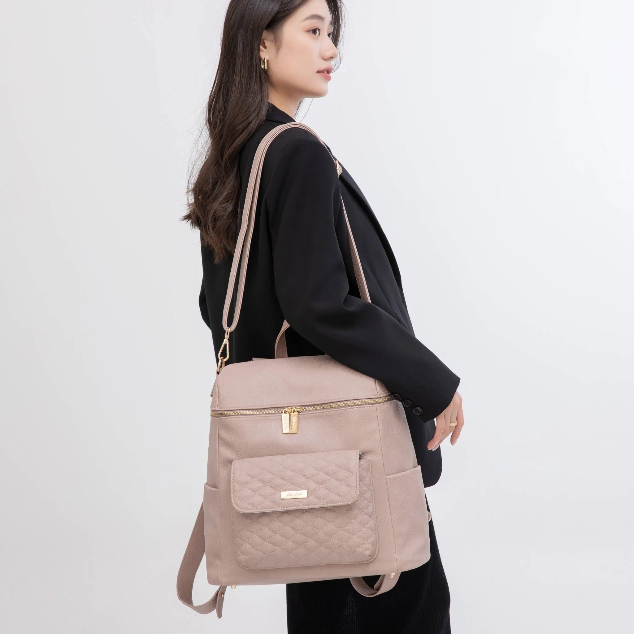 Monaco Diaper Bag | Nude Rose