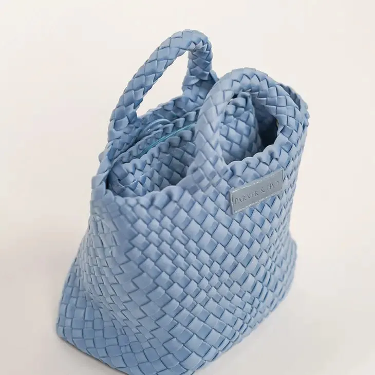 PARKER AND HYDE - MINI WOVEN TOTE BAG