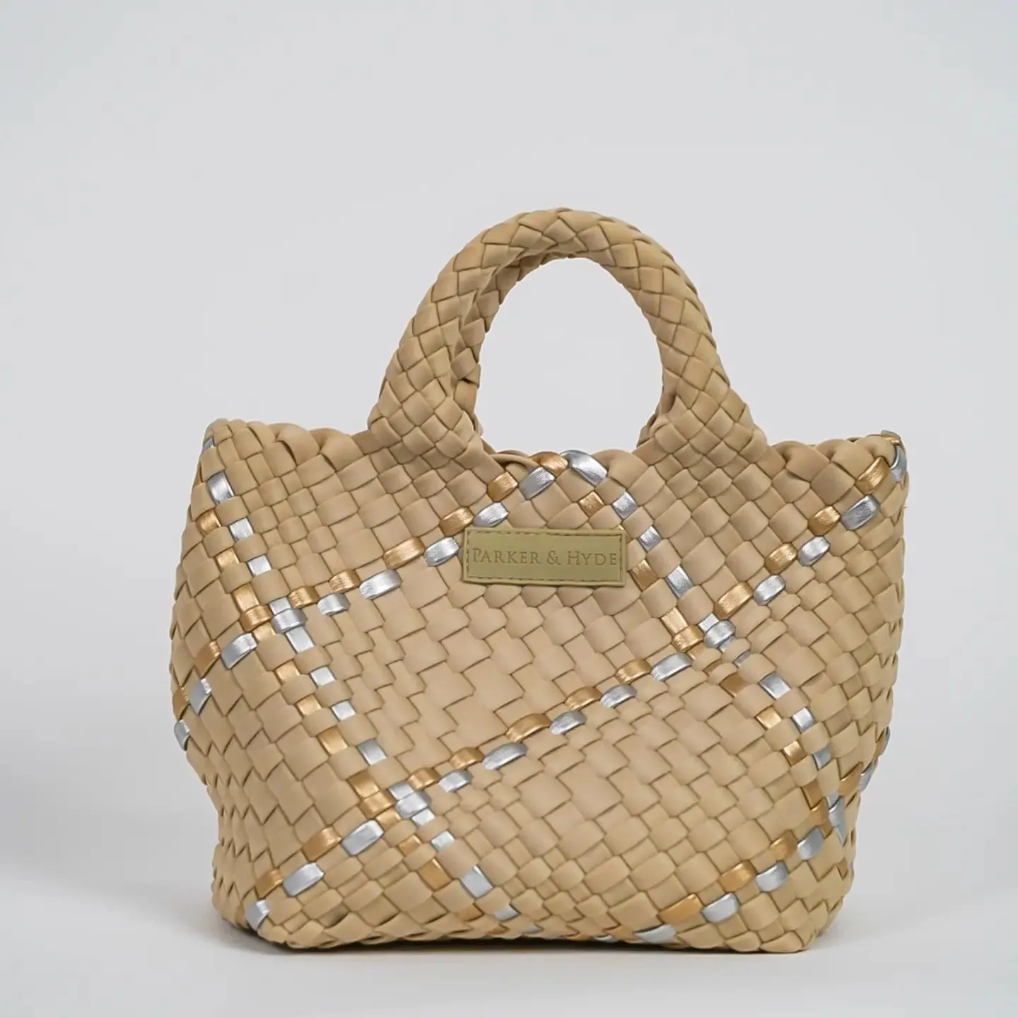 PARKER AND HYDE - MINI WOVEN TOTE BAG