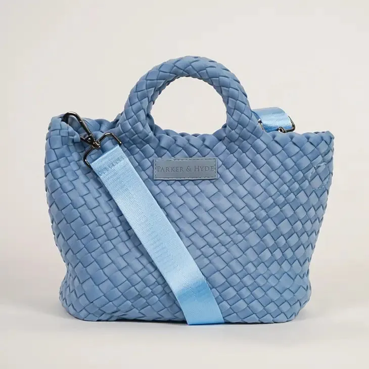 PARKER AND HYDE - MINI WOVEN TOTE BAG
