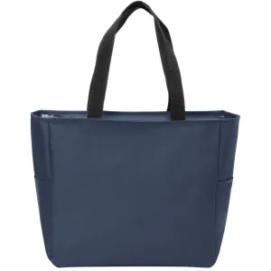 Port Authority Navy Essential Zip Tote