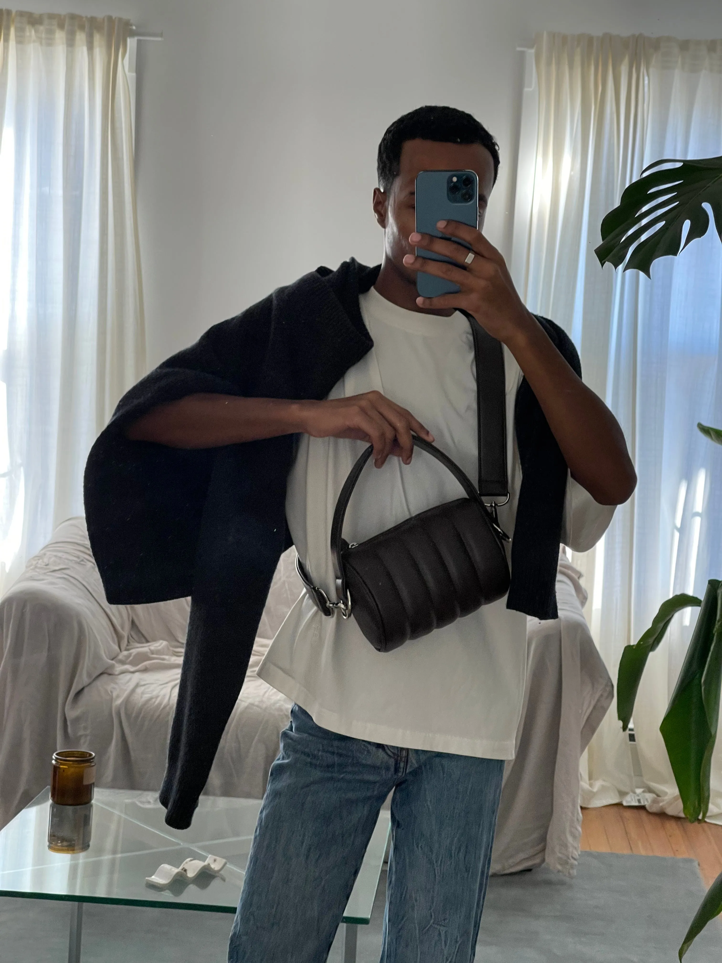 Quilted Mini Duffle Bag • Grizzly