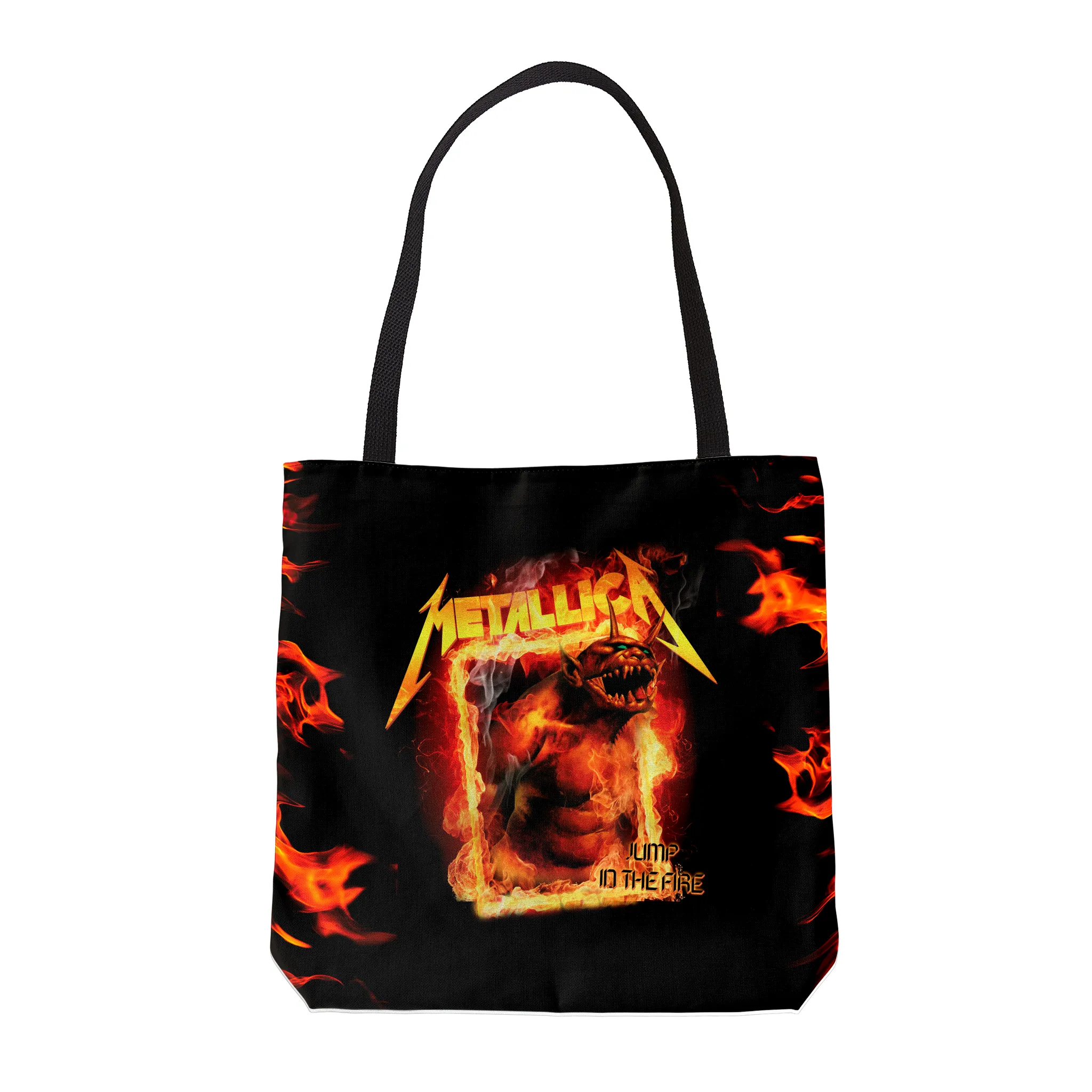 Rocksax Metallica Preium Tote Bag - Fire