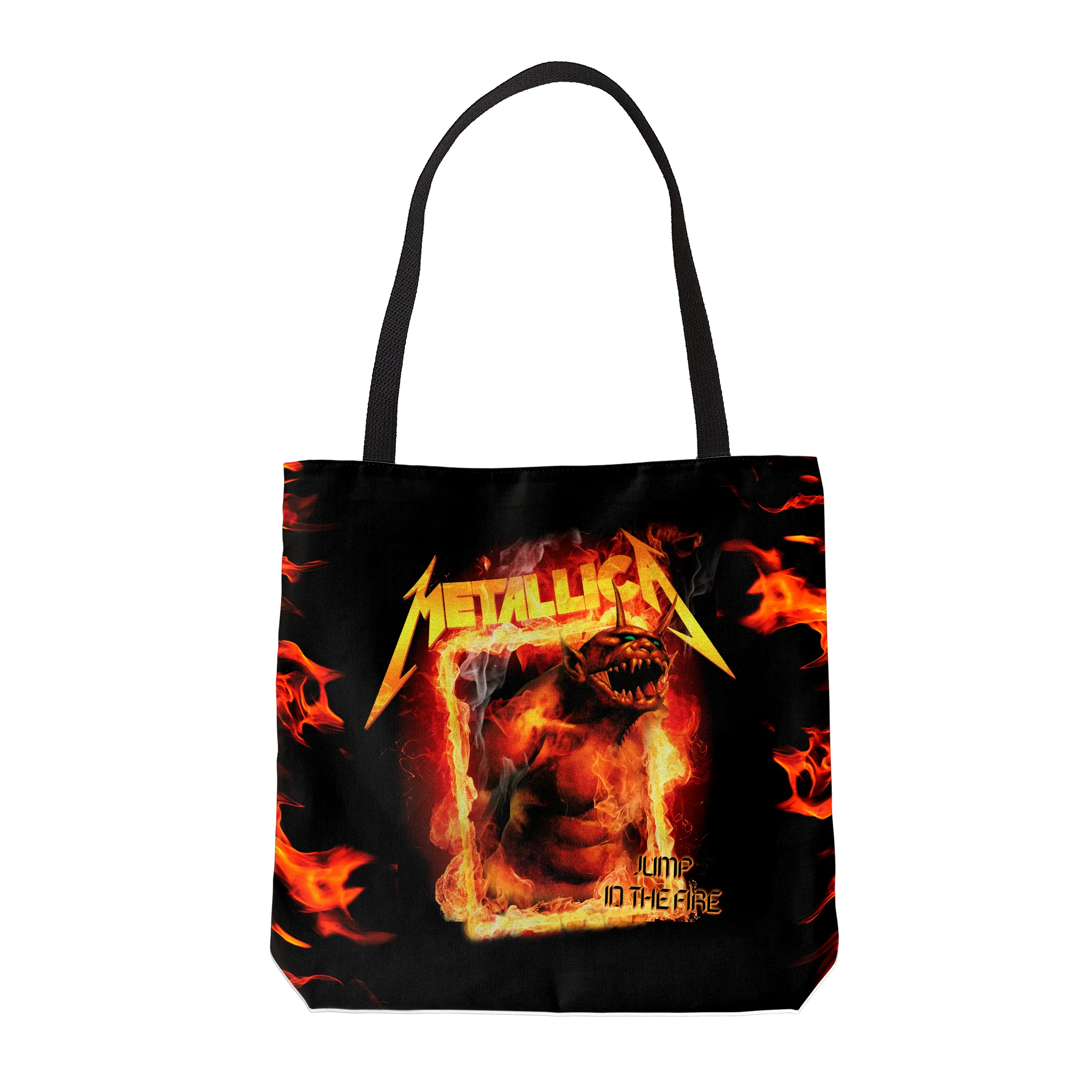 Rocksax Metallica Preium Tote Bag - Fire