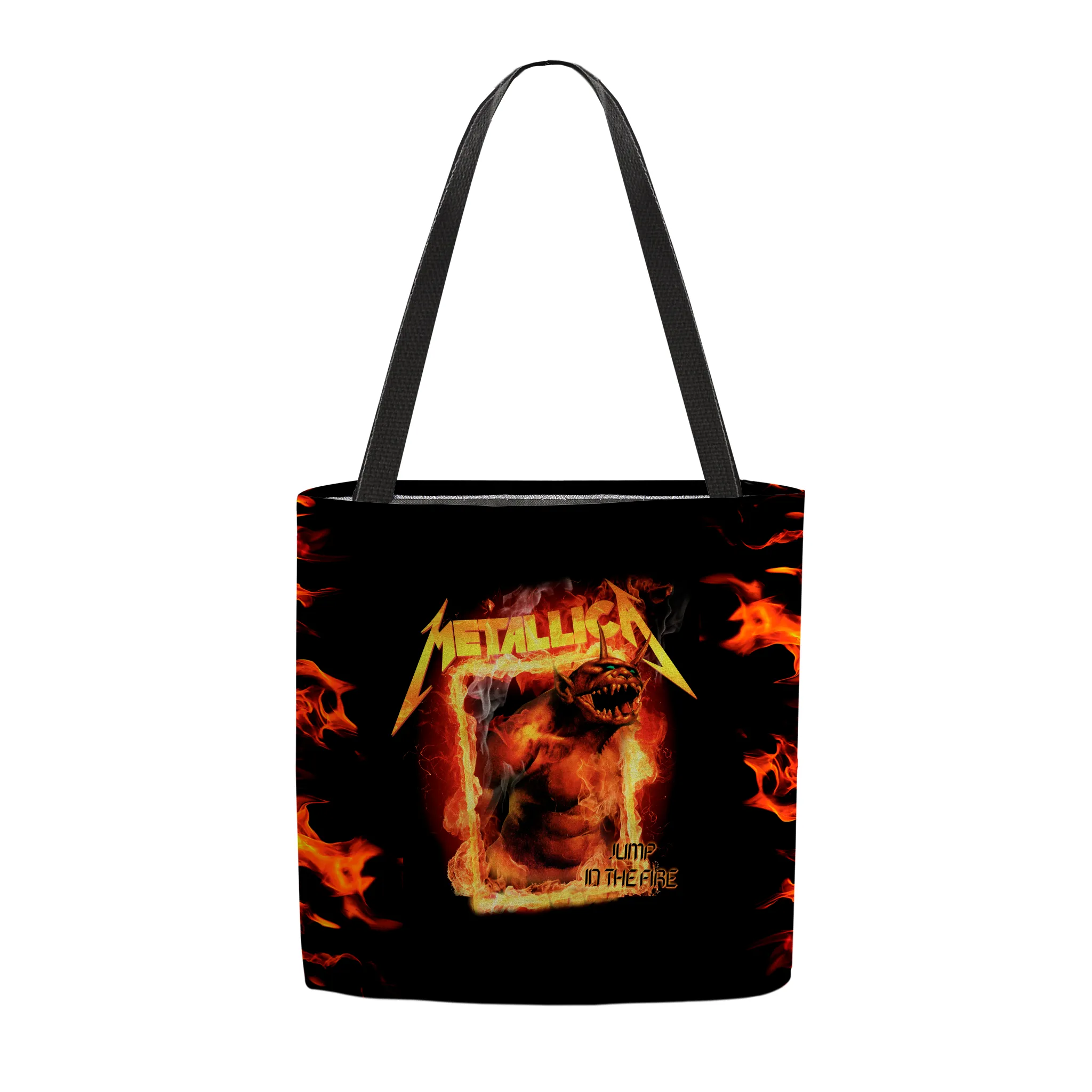 Rocksax Metallica Preium Tote Bag - Fire